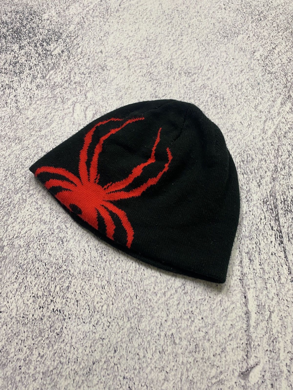 Japanese Brand × Vintage Vintage Y2K Spider Web Beanie Hat 🕸️ Size ONE SIZE - 2 Thumbnail