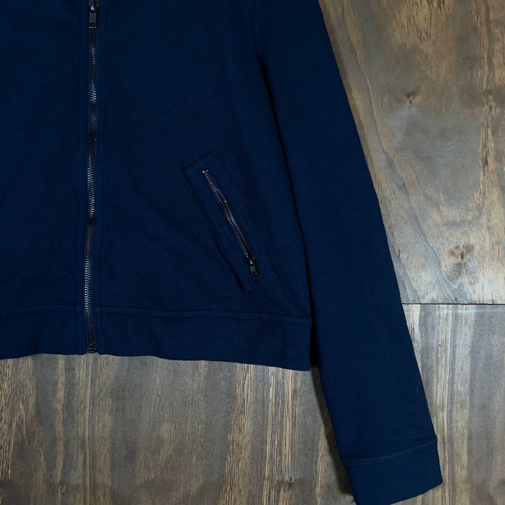 Banana Republic Banana Republic Jacket Womens Navy Full Zip Cropped Academia Stretch Medium Size M / US 6-8 / IT 42-44 - 4 Thumbnail