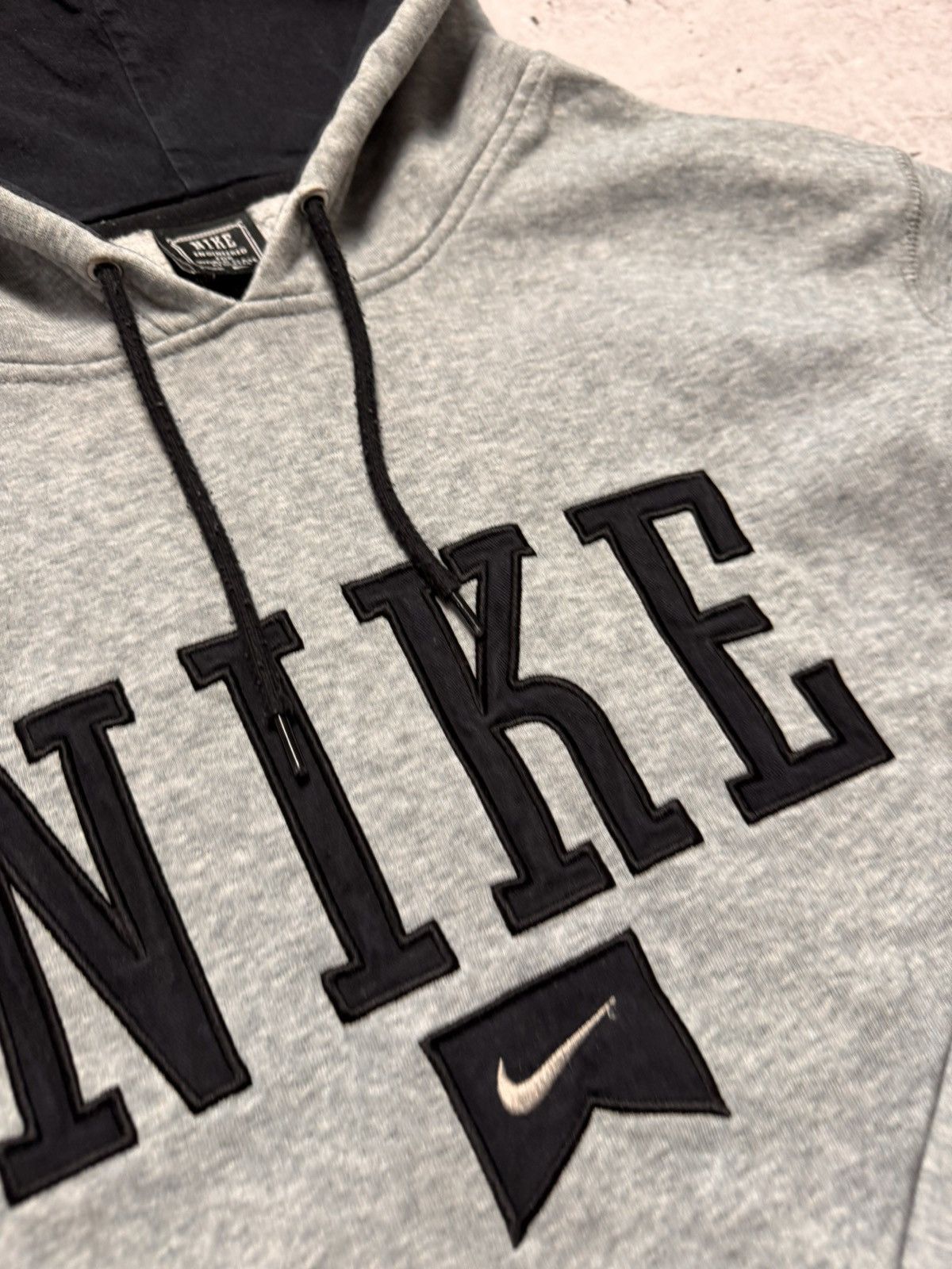 Nike × Vintage NIKE VINTAGE CENTER LOGO OVERSIZE BOXY HOODIE Size US XL / EU 56 / 4 - 6 Thumbnail