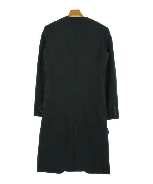 Comme des Garcons Black Coat Plain Wool Long Length Size US XS / EU 42 / 0 - 2 Thumbnail