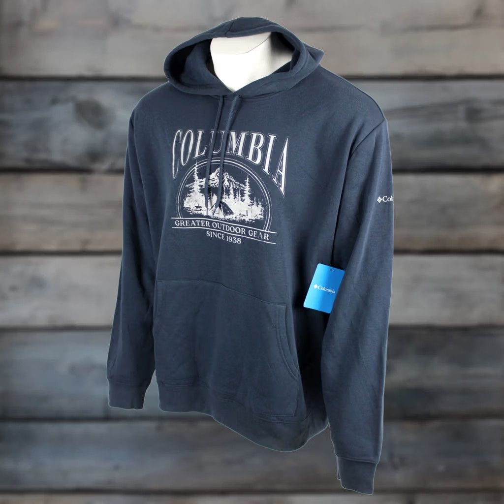 Vintage Columbia Men's Rambler CSC Hoodie Sweatshirt XXL Navy Blue Long Sleeve Size US XXL / EU 58 / 5 - 1 Thumbnail