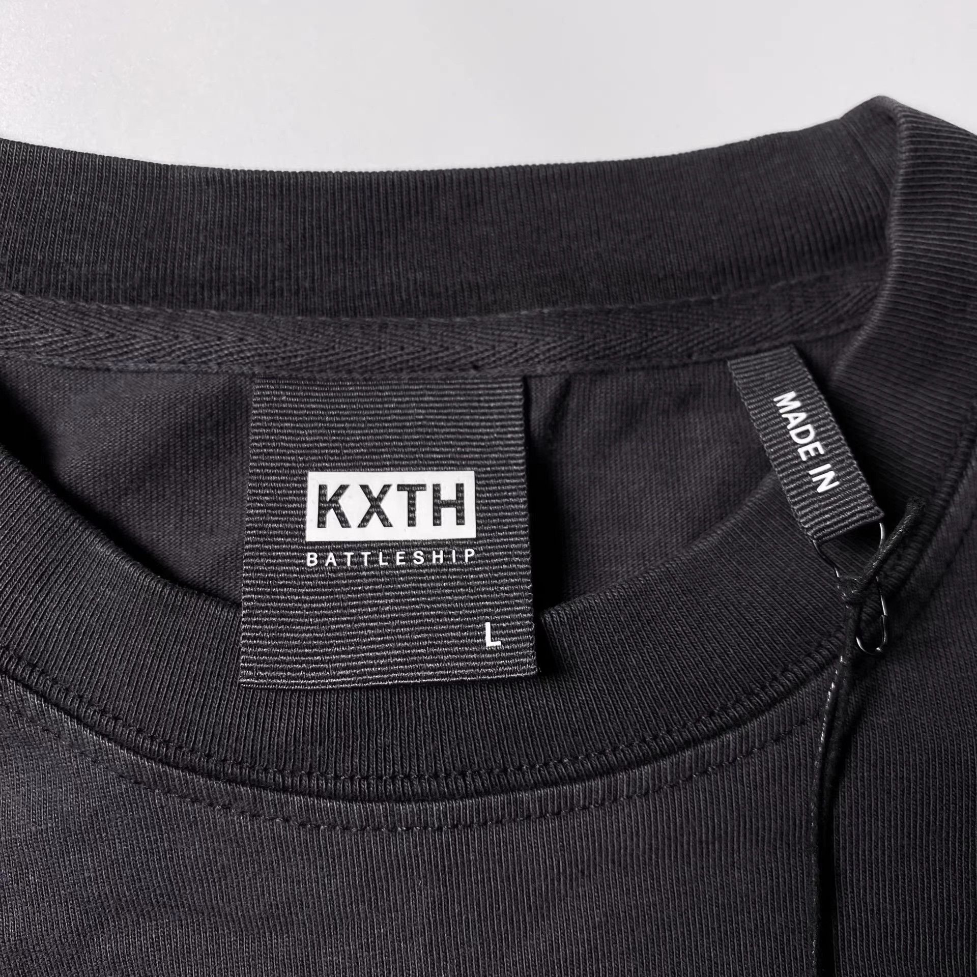 Kith KITH Lax Long Sleeve Battleship Long Sleeve Tee Charcoal Size US L / EU 52-54 / 3 - 3 Thumbnail