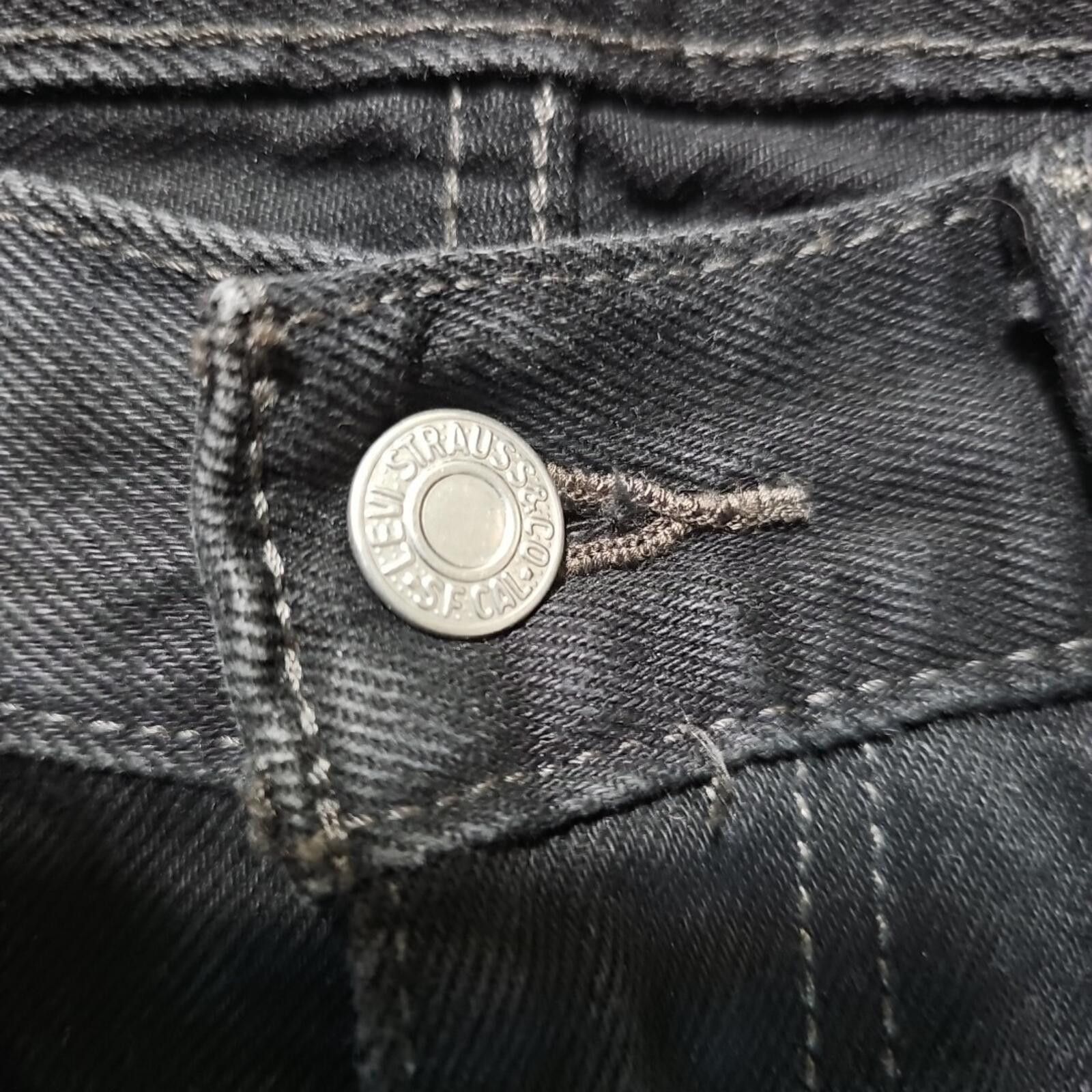 Levi's Levis 550 34x30 Black Jeans Size US 34 / EU 50 - 3 Thumbnail