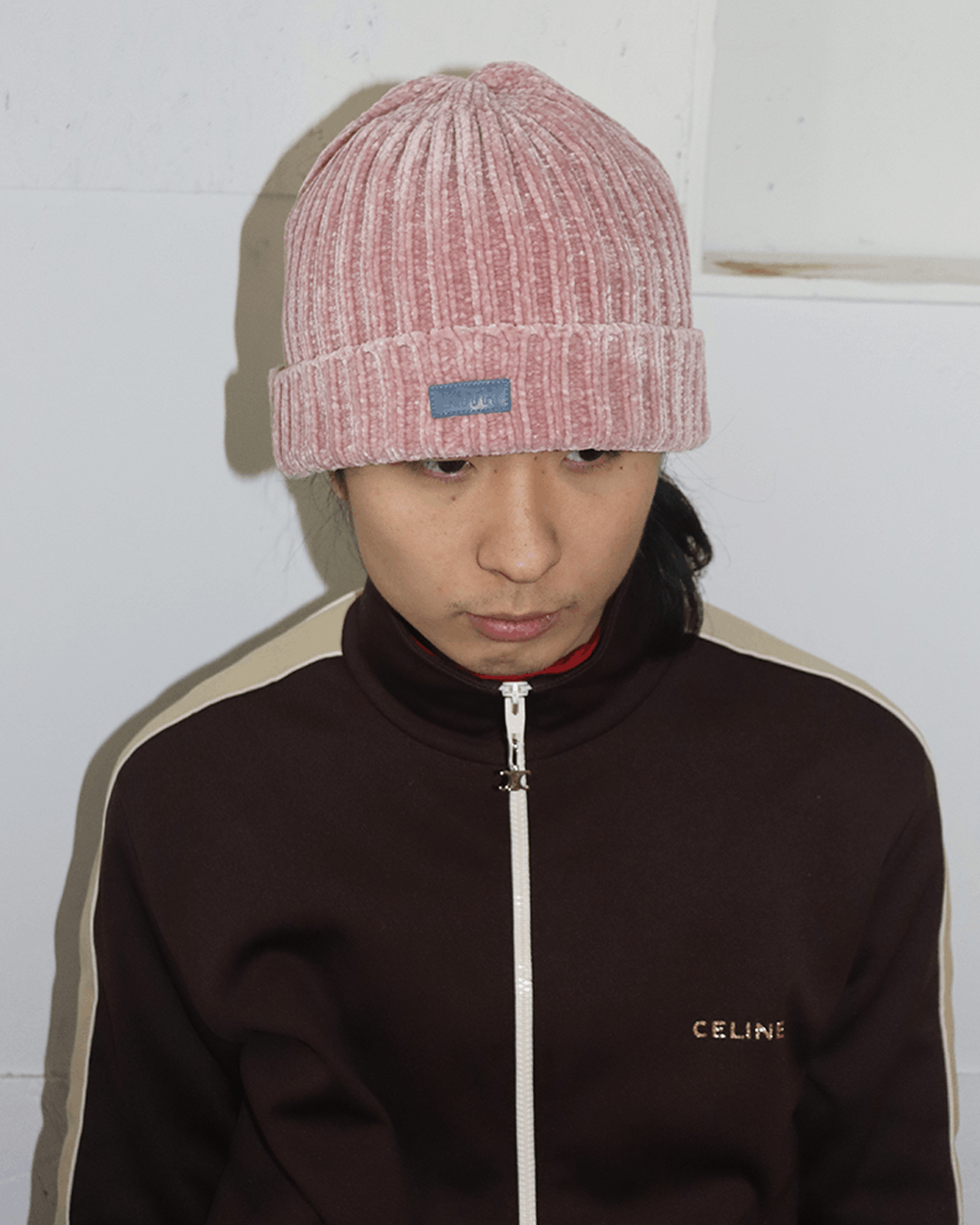 Kith Kith AW20 Chenille Beanie_Pale Mauve Size ONE SIZE - 2 Thumbnail