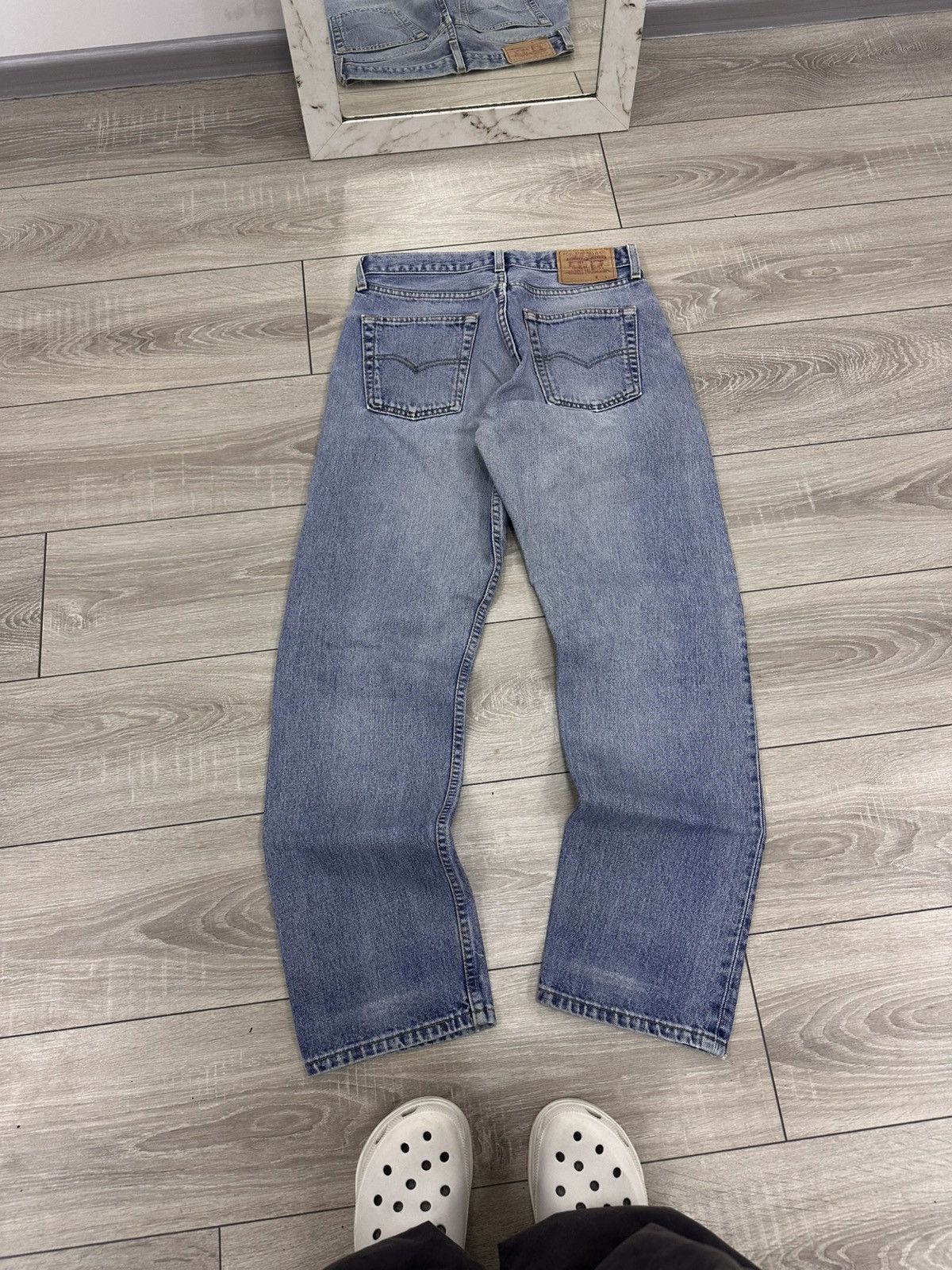 Levi's Levis 501 Vintage 90s Made in UK Denim Jeans Size US 32 / EU 48 - 2 Thumbnail