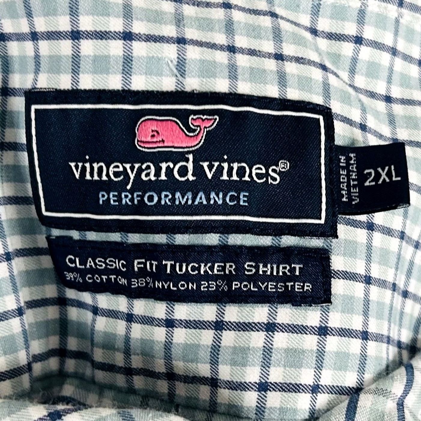 Vineyard Vines Vineyard Vines Tucker Shirt 2XL Classic Fit Button-Front Plaid Blue White Shirt Mens Regular Long Sleeve Size US XXL / EU 58 / 5 - 3 Thumbnail