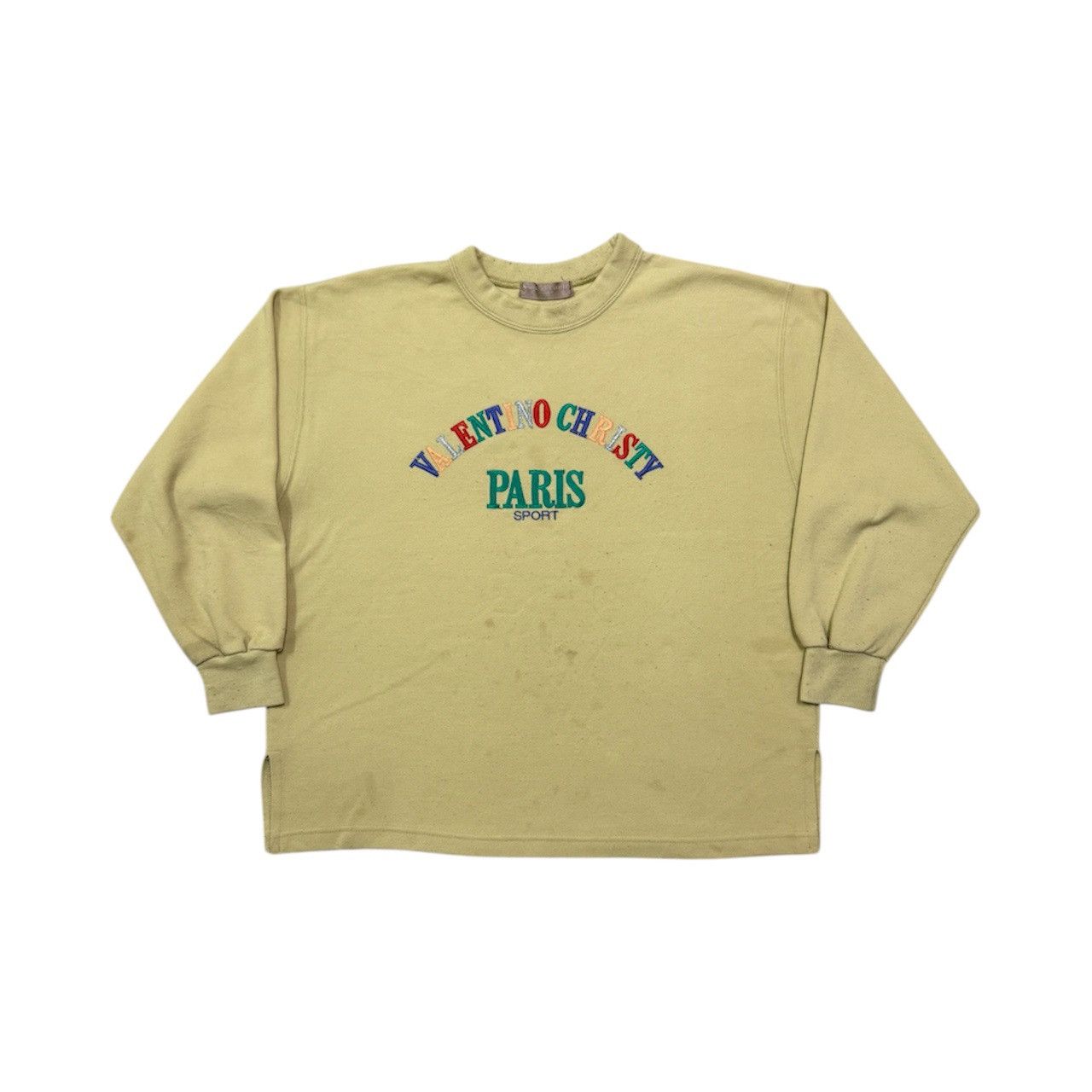 Valentino VINTAGE 90s VALENTINO CHRISTY PARIS SPORT BOXY SWEATERSHIRT Size M / US 6-8 / IT 42-44 - 1 Thumbnail