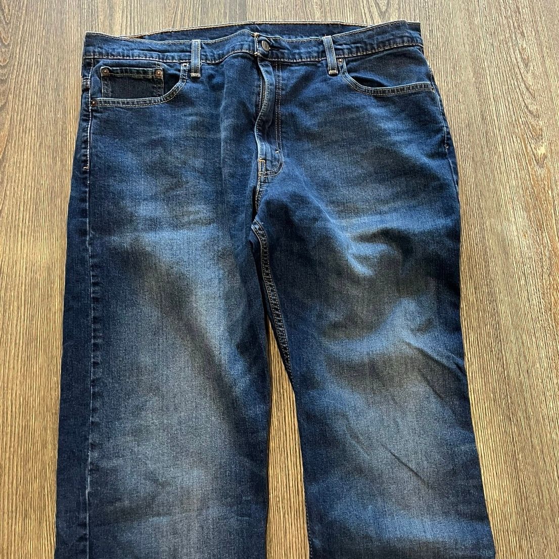 Levi's Levis Signature Straight Jeans Mid Rise Denim Blue 40x32 Size US 40 / EU 56 - 3 Thumbnail