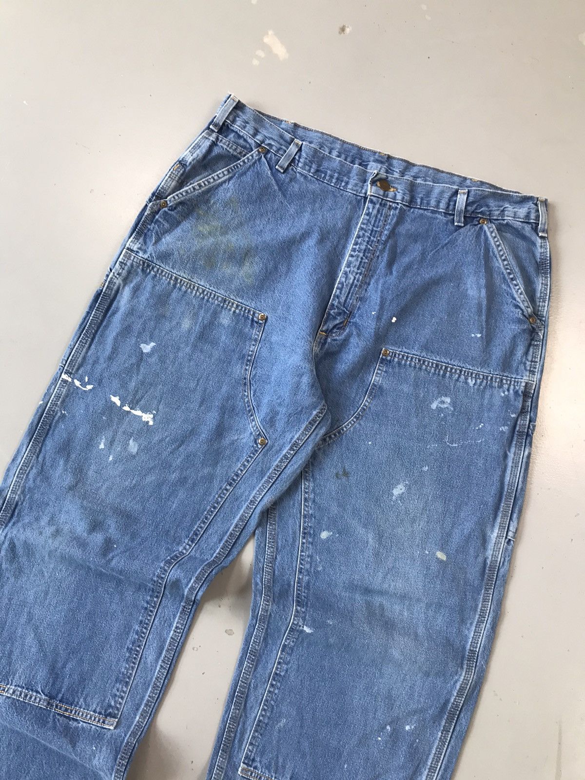 Carhartt × Vintage Rare vintage Carhartt b273 dst double knee denim Size US 40 / EU 56 - 3 Thumbnail