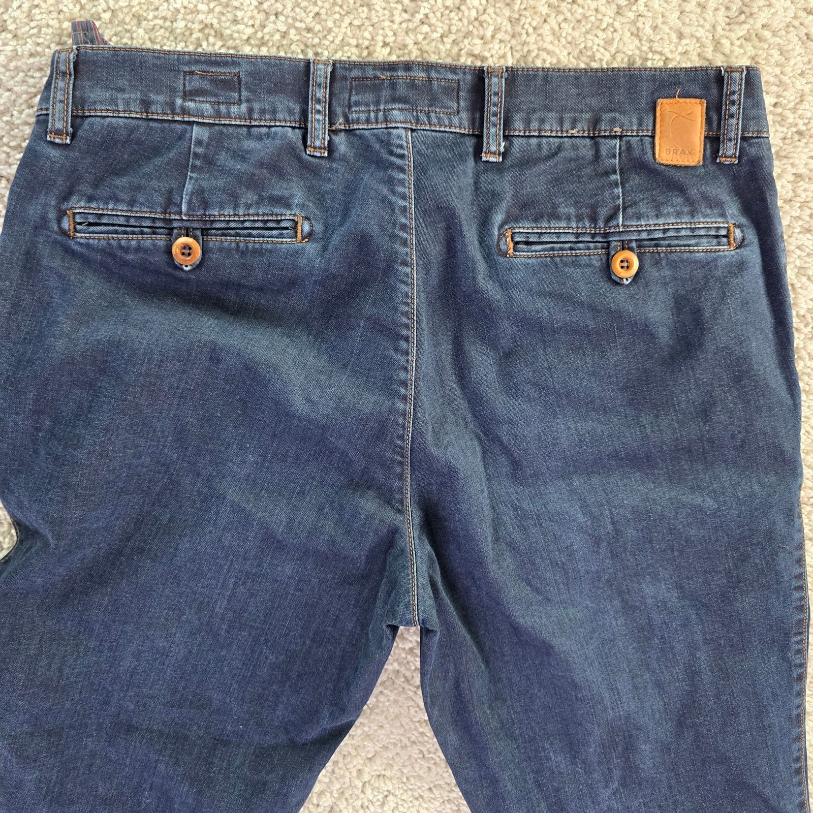 BRAX Brax Feel Good Mens Everest Regular Fit 34 x 32 blue Size US 34 / EU 50 - 5 Thumbnail