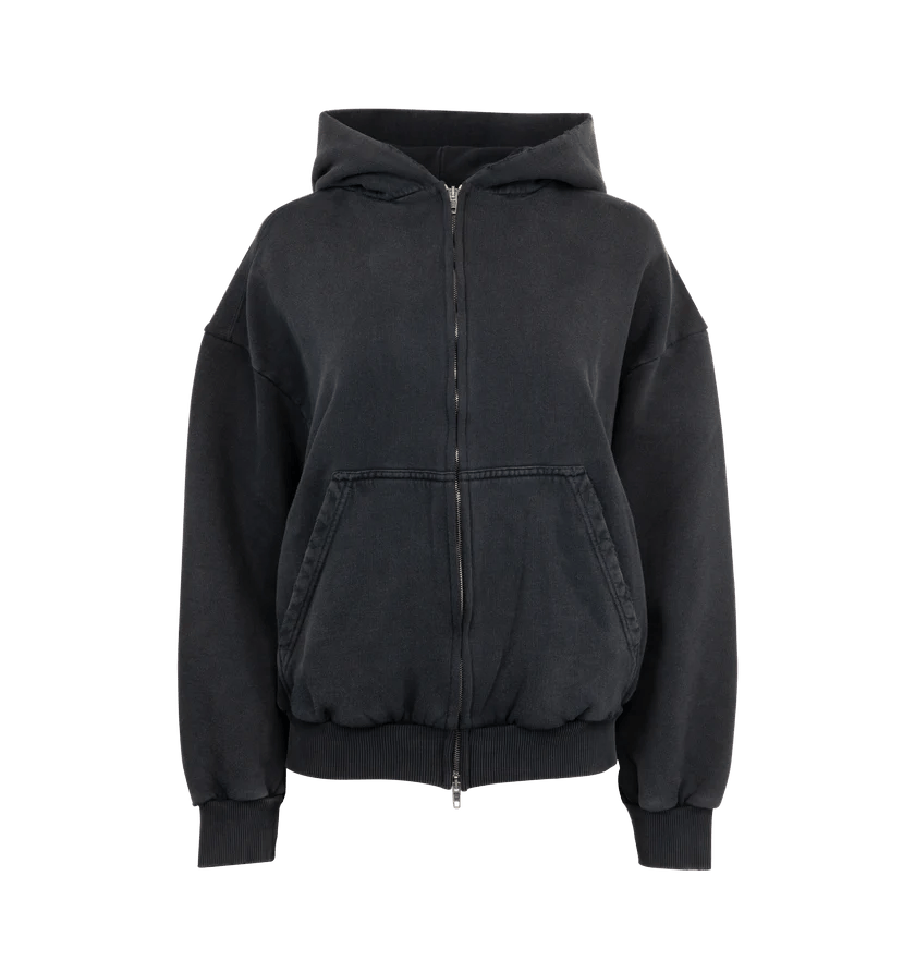 Balenciaga o1h1sh11225 Lace-Up Zip-Up in Black Size XS / US 0-2 / IT 36-38 - 1 Thumbnail