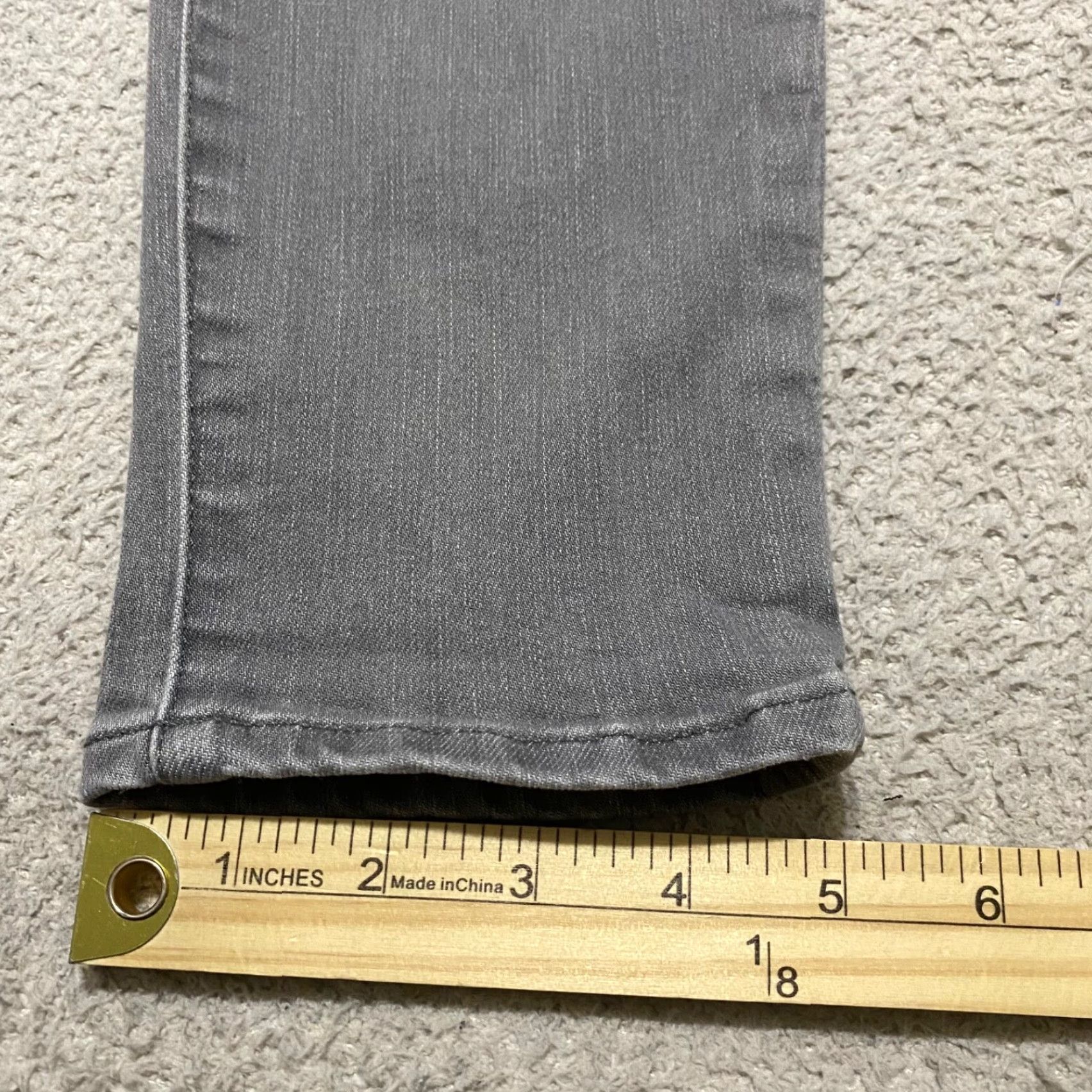 Athleta Athleta Womens Jeans sz 6 Gray Denim Skinny Leg Medium Wash Mid Rise Inseam 29" Size 28" / US 6 / IT 42 - 2 Thumbnail