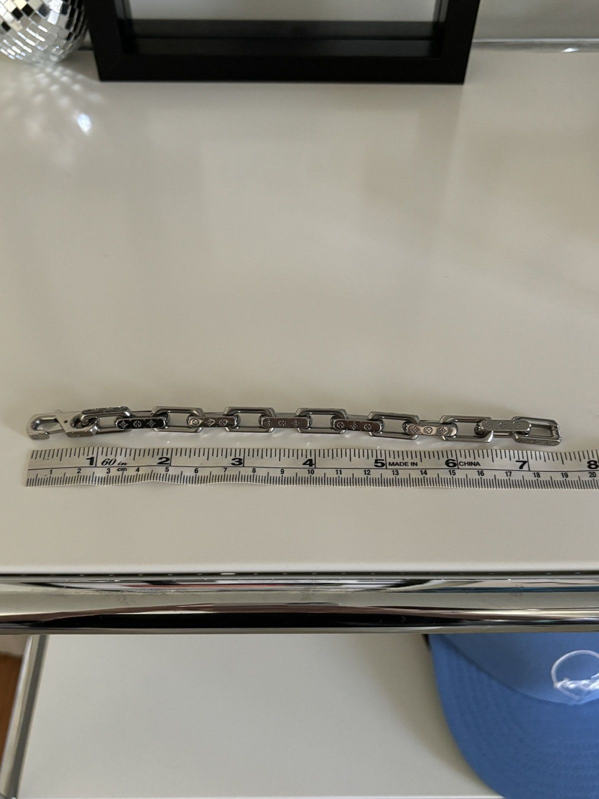 Louis Vuitton VIRGIL LOUIS VUITTON MONOGRAM CUBAN BRACELET Size ONE SIZE - 12 Thumbnail