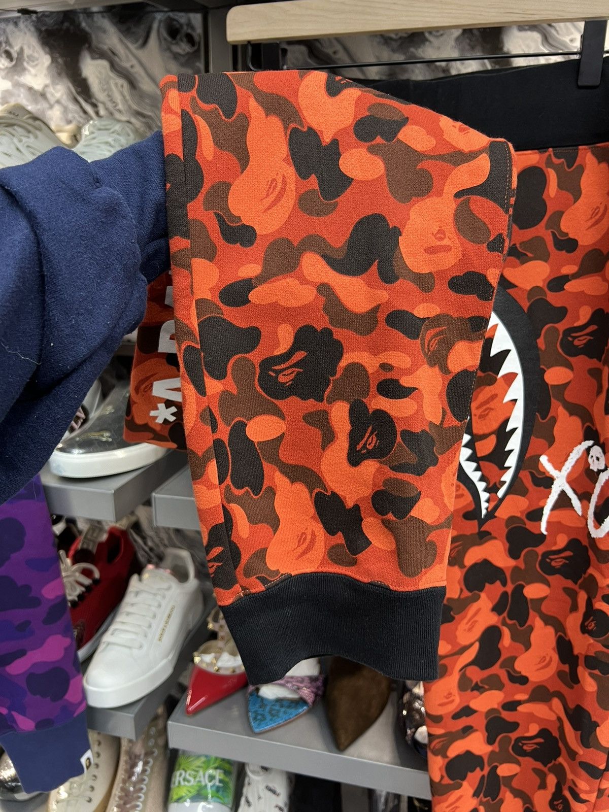 Bape Bape x The Weeknd XO Camo Shark Slim Sweatpants Size US 36 / EU 52 - 6 Thumbnail