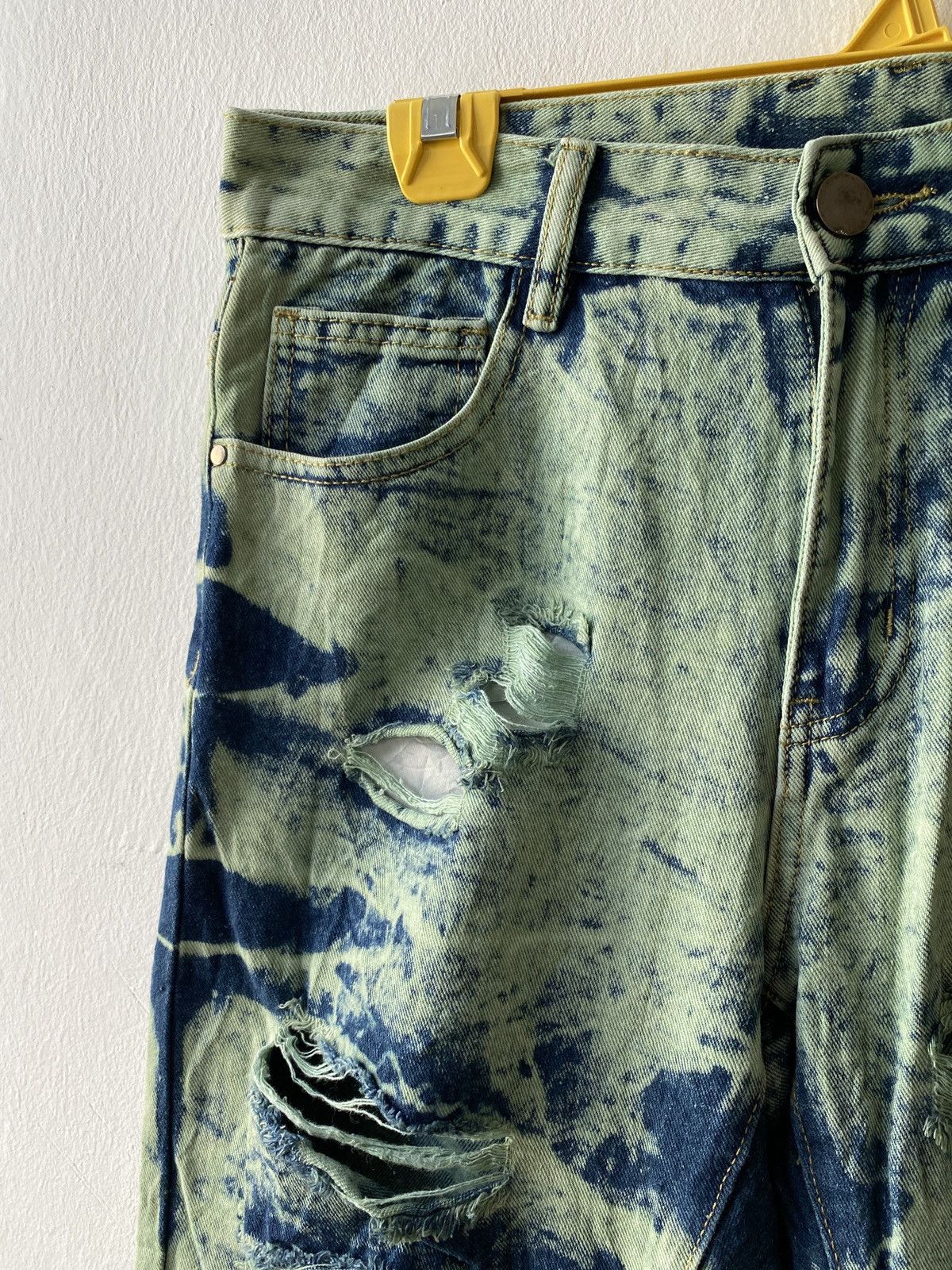 Japanese Brand Japanese Brand Acid Wash Design Distressed Denim Size US 31 - 8 Thumbnail