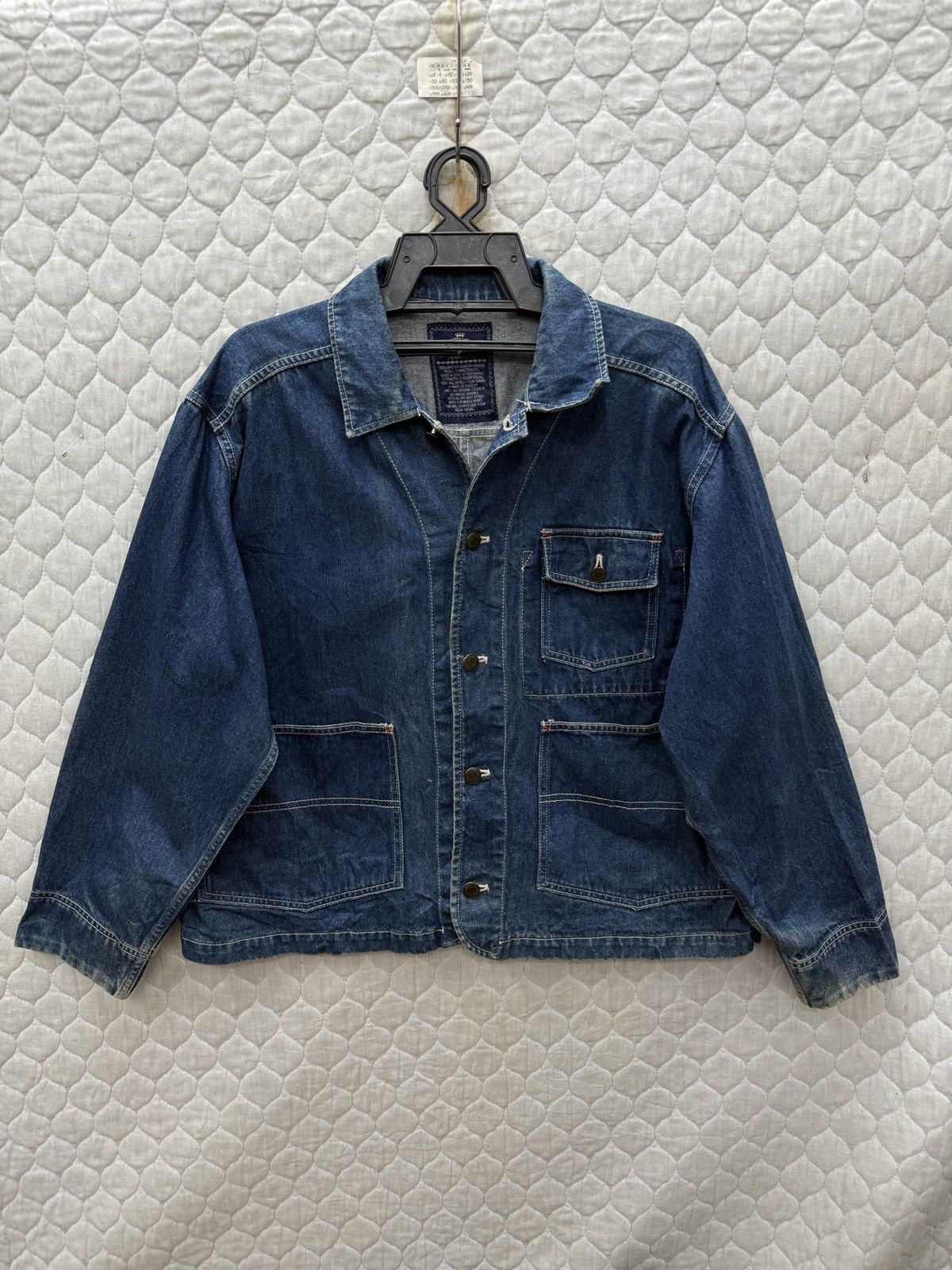 Japanese Brand PUNK🔥 Vtg MIDAS Mudmax Clawmark Ripped Denim