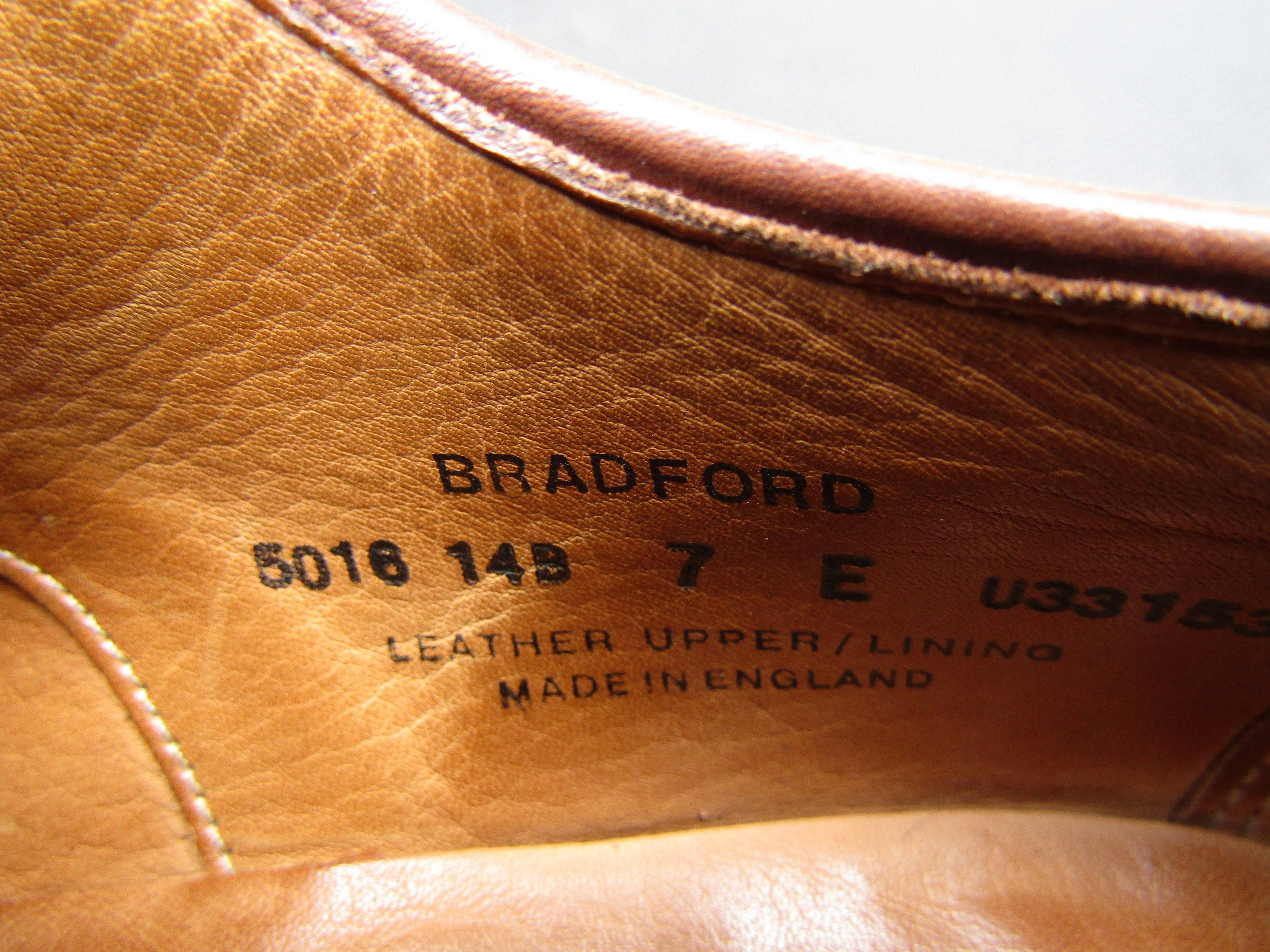 Crockett & Jones Crockett & Jones BRADFORD Brown Cap Toe Blucher Size US 8 / EU 41 - 2 Thumbnail