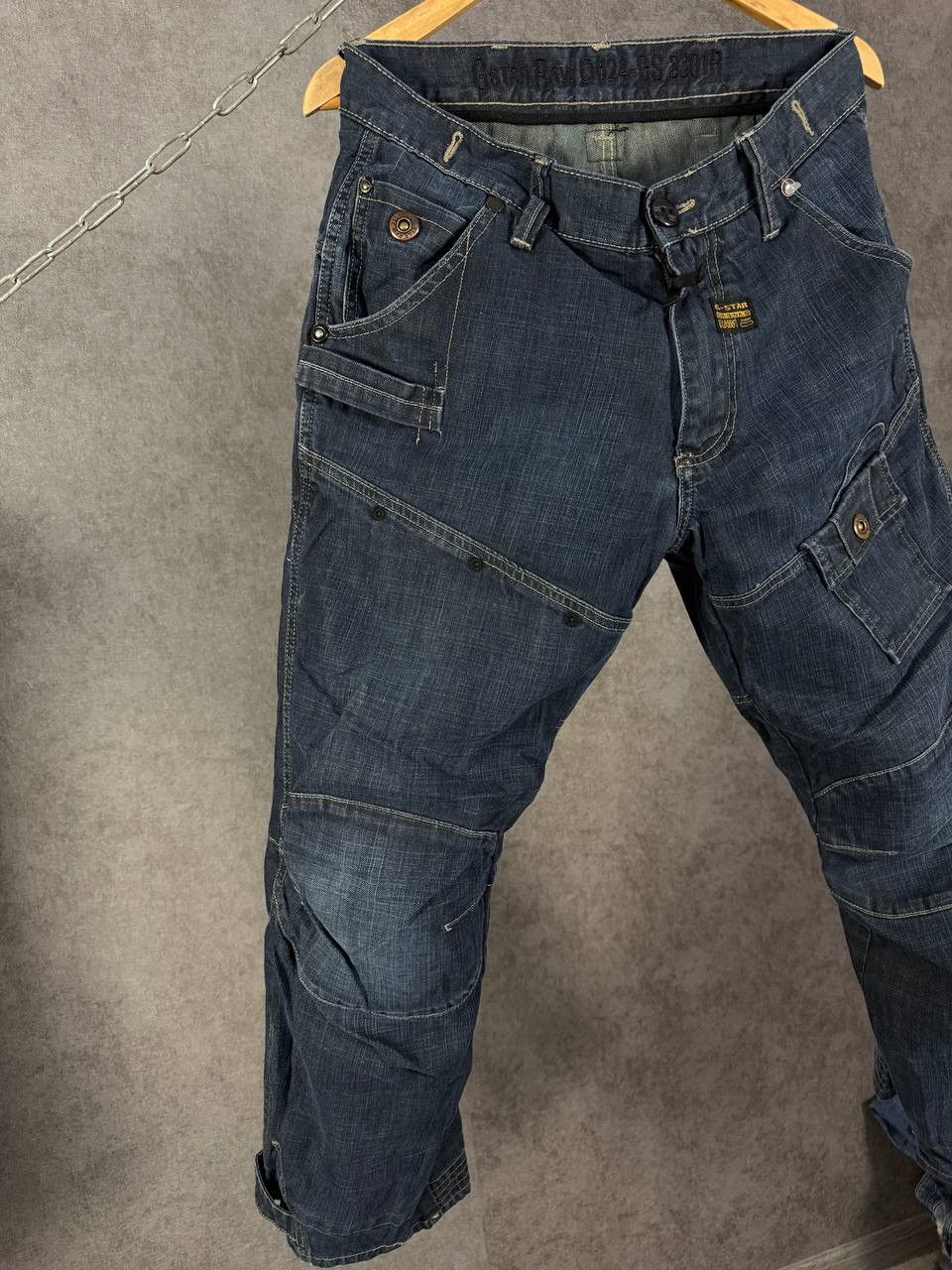 G-Star G Star Raw vintage designer biker jeans Size US 32 / EU 48 - 3 Thumbnail