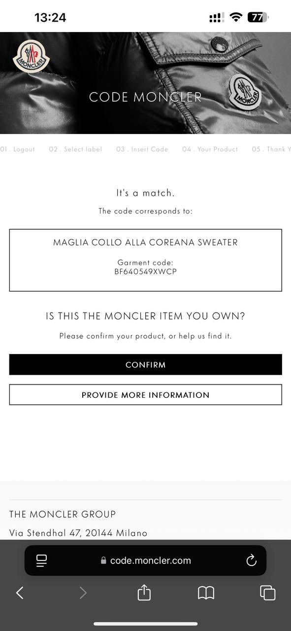 Moncler Moncler Grenoble Jacket Maglia Collo Alla Coreana Down Fleec Size L / US 10 / IT 46 - 2 Thumbnail