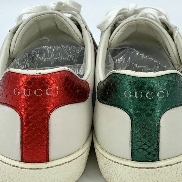 Gucci Gucci Ace Leather Fashion Sneakers for Men Size US 8.5 / EU 41-42 - 9 Thumbnail