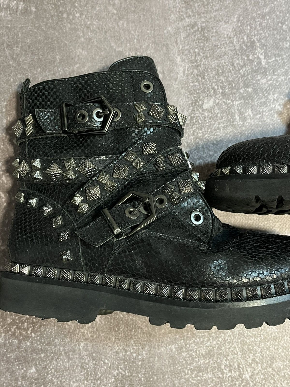 A.S.98 RARE Strap Studded Like AS 98 Airstep Vintage Ankle Boots Size US 9 / IT 39 - 3 Thumbnail
