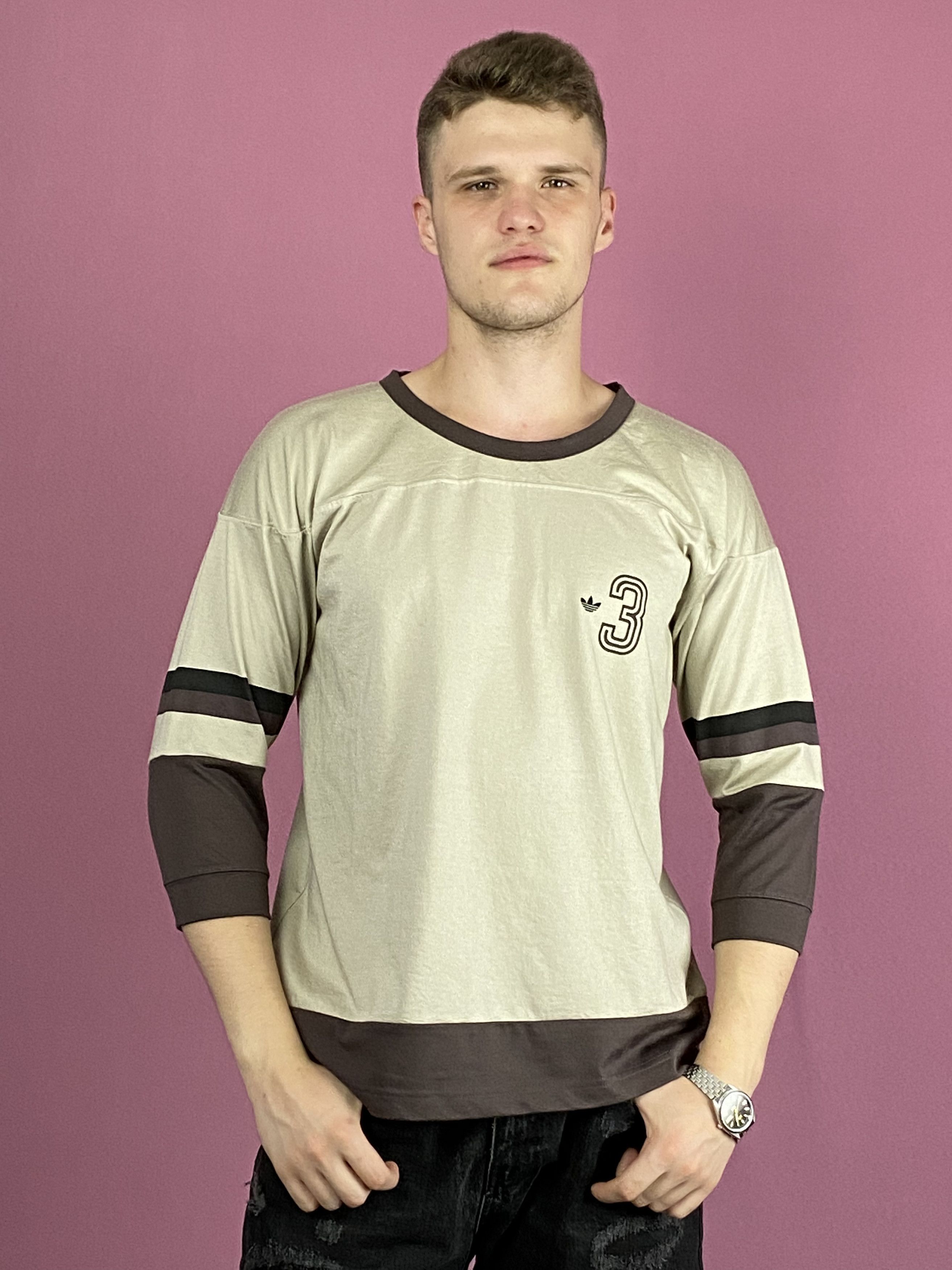 Adidas × Vintage Adidas Vintage Men's Long Sleeve - Size L Size US L / EU 52-54 / 3 - 1 Thumbnail