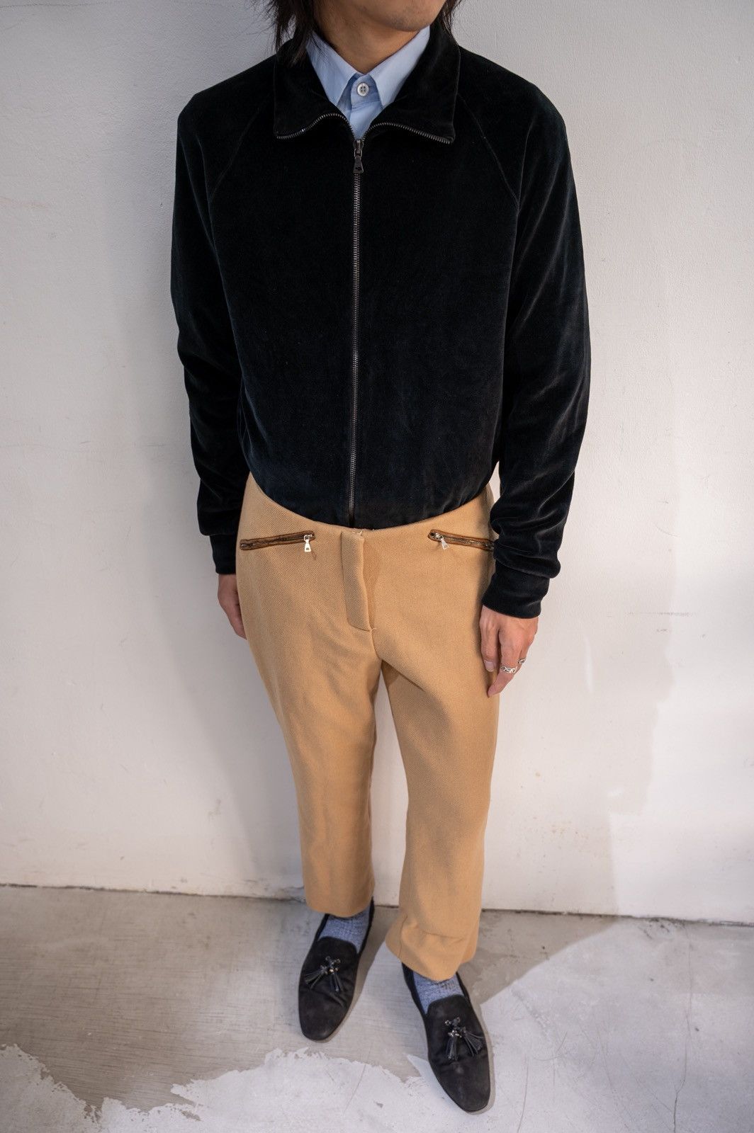 Prada Prada FW2000 technical motorbike wool cropped runway pant Size US 30 / EU 46 - 2 Thumbnail