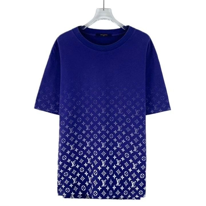 Louis Vuitton Louis Vuitton Logo Gradient Print Cotton T-shirt Size US XL / EU 56 / 4 - 1 Thumbnail