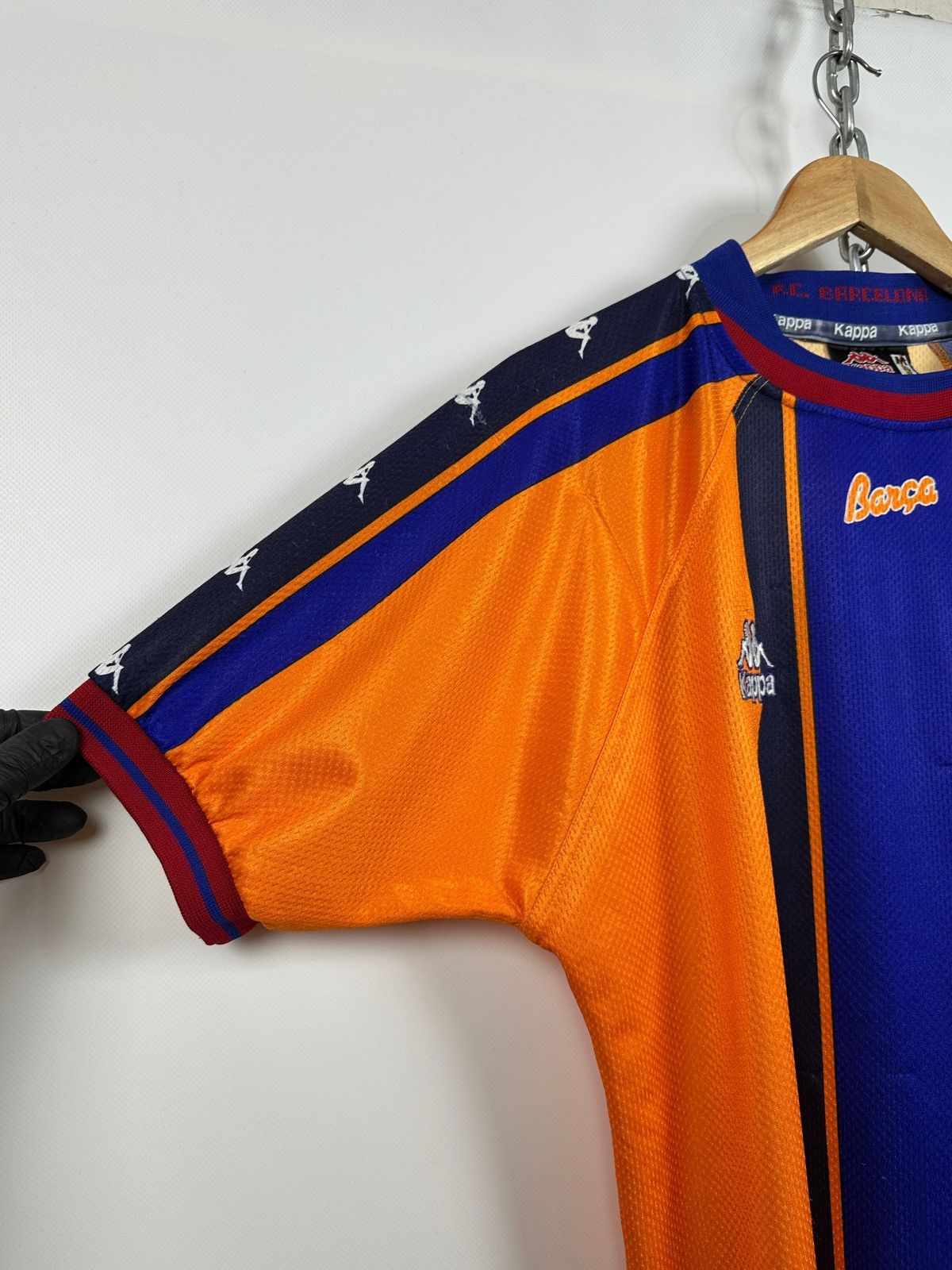 Kappa × Vintage 1997/98 Vintage Kappa FC Barcelona Away Soccer Jersey Size US M / EU 48-50 / 2 - 9 Thumbnail