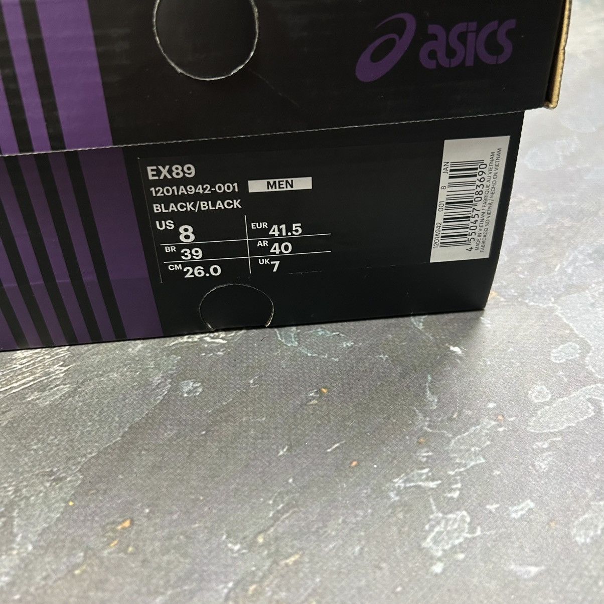 Needles Needles x Asics EX89 Black Purple Low Sneakers Rare Y2K Size US 8 / EU 41 - 4 Thumbnail