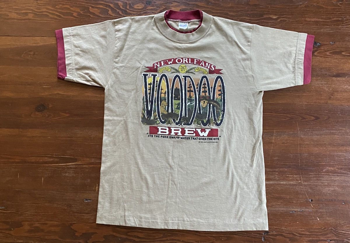 Vintage Vintage ‘92 New Orleans Voodoo Brew Single Stitch Double Tee Size US L / EU 52-54 / 3 - 2 Thumbnail