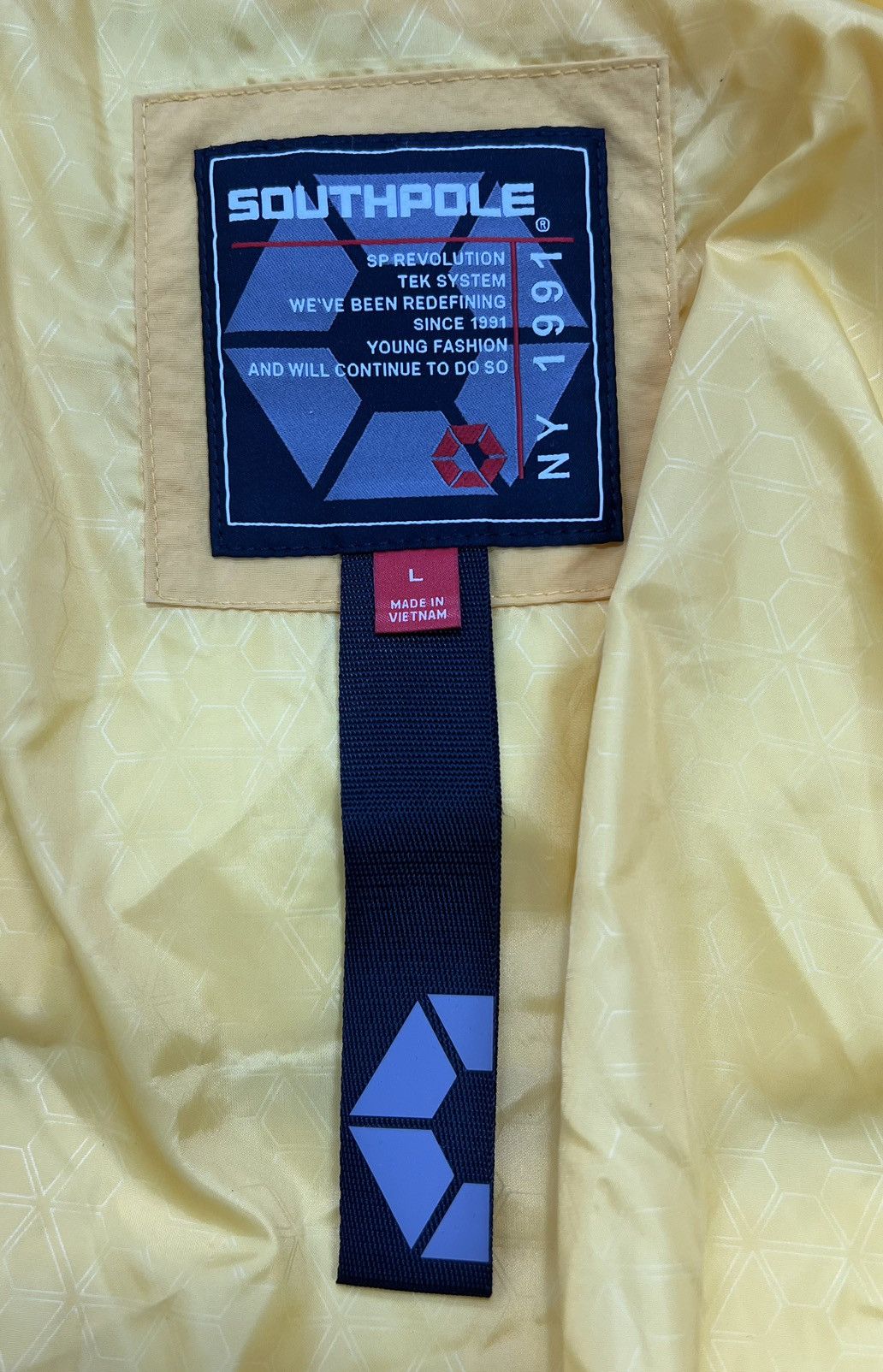 Southpole Puffer Down Jacket Southpole very warm big logo Size US L / EU 52-54 / 3 - 7 Thumbnail