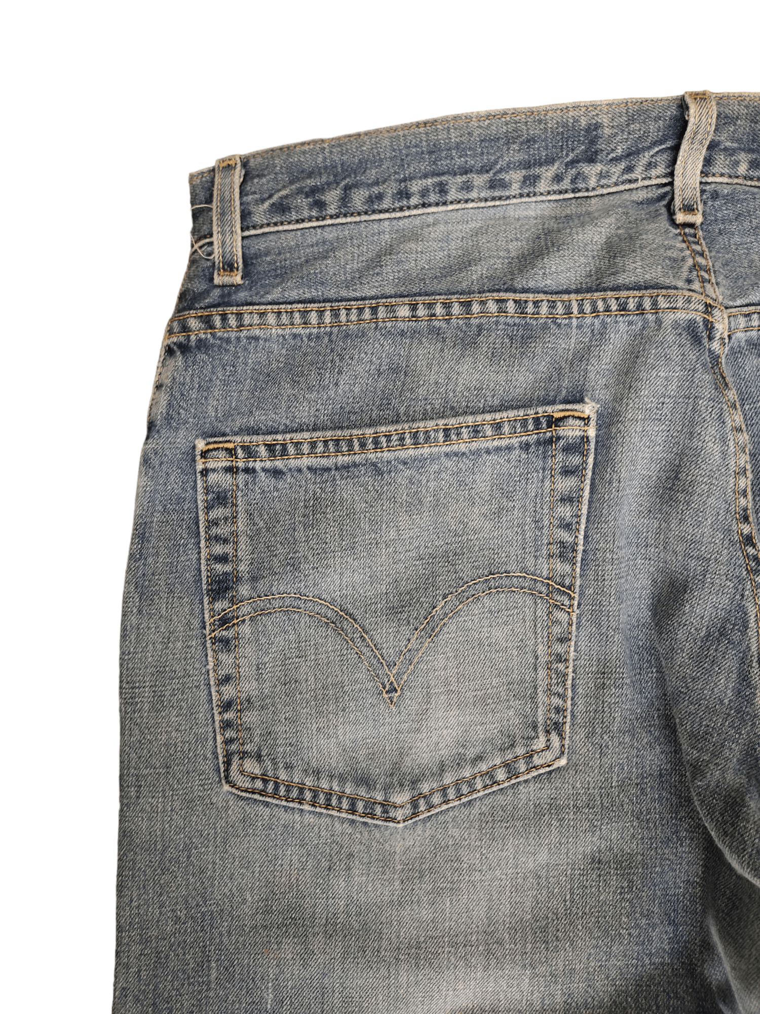 Levi's Vintage Clothing Vintage Y2k Levis Lot 569 Loose Straight Distress Jeans Size US 34 / EU 50 - 13 Thumbnail