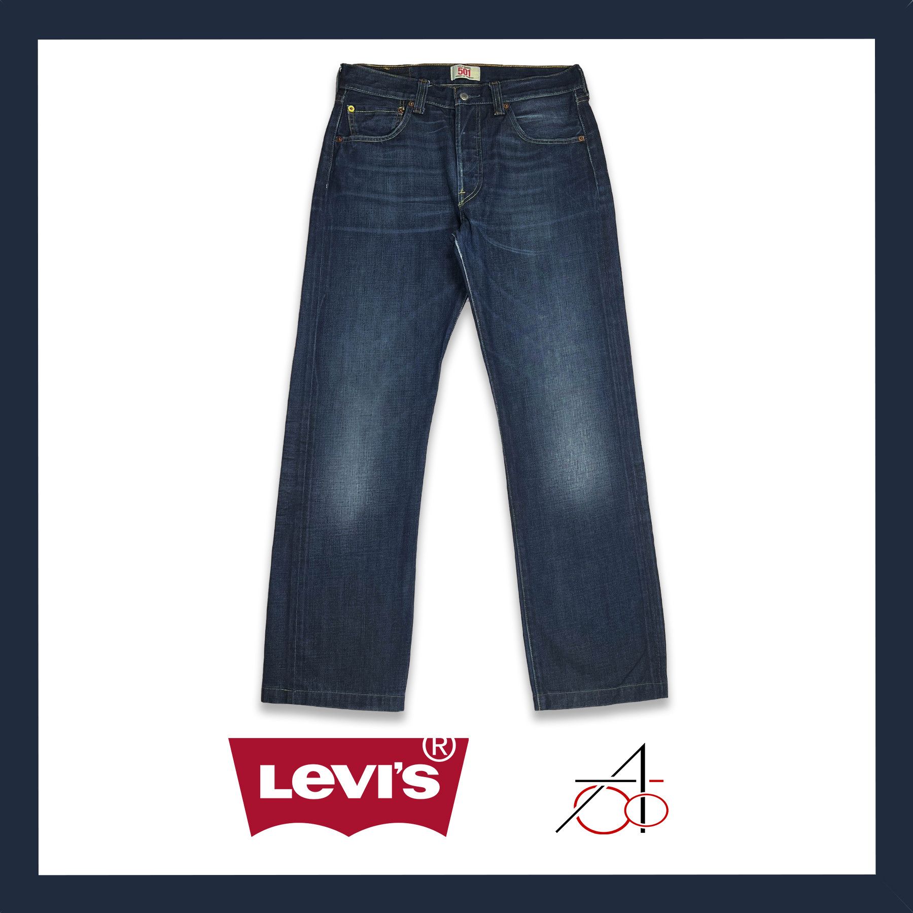 Levi's Levis 501 Jeans • W32L34 (M size) Size US 32 / EU 48 - 1 Thumbnail