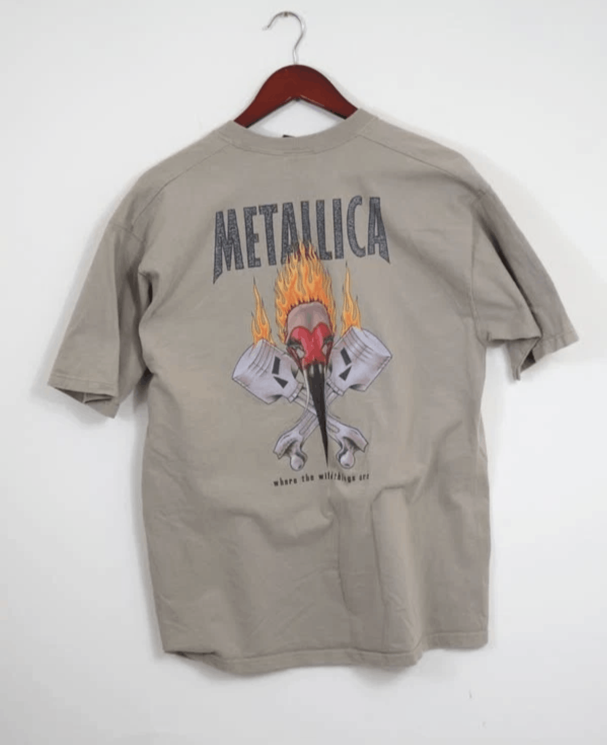 Metallica Metallica Where the Wild Things Are Vintage T-Shirt (L) Size US L / EU 52-54 / 3 - 4 Thumbnail