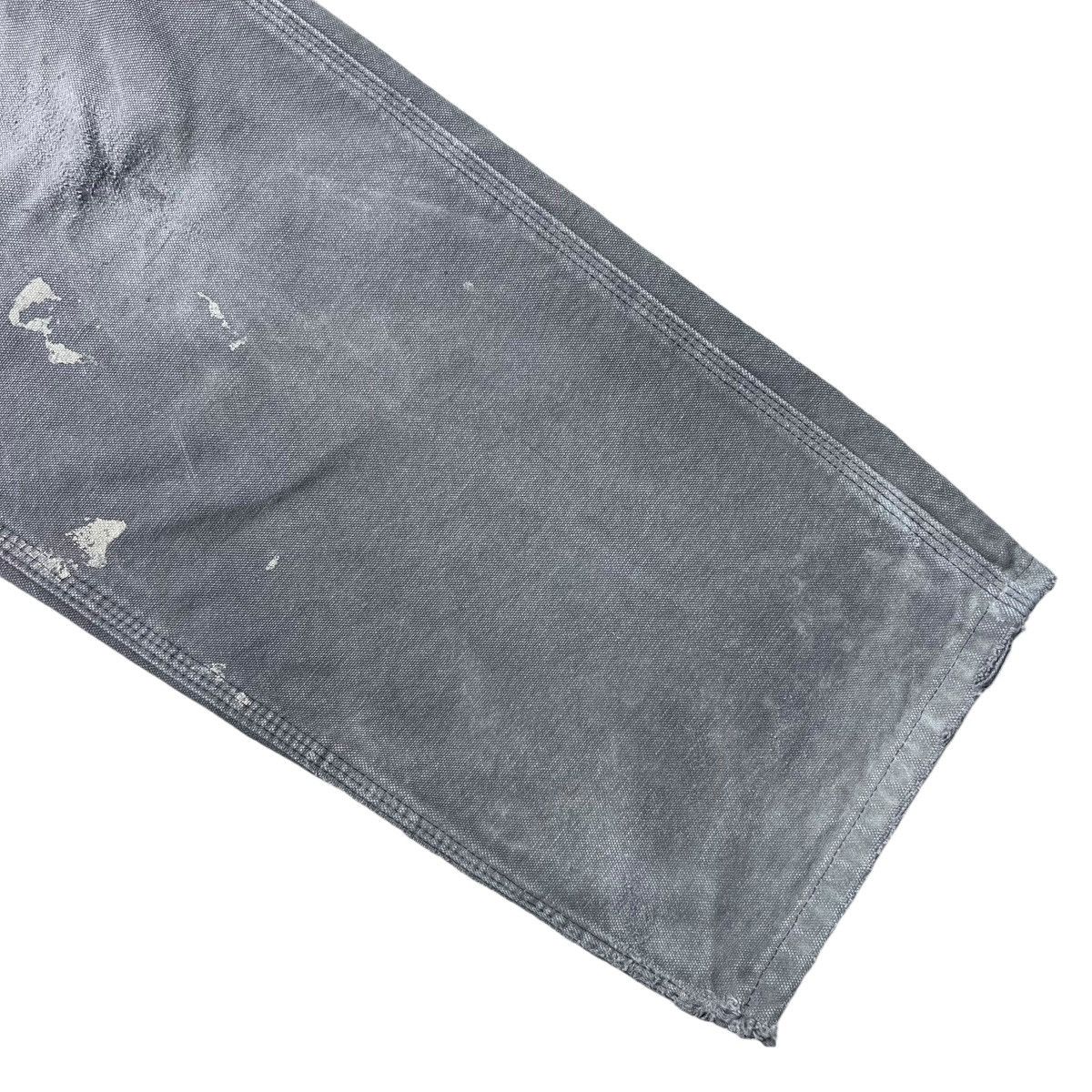 Carhartt × Vintage 2000s Carhartt Brown Carpenter Canvas Distressed Pants Size US 33 - 8 Thumbnail
