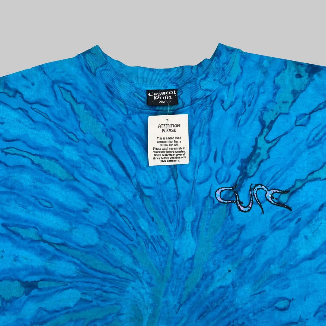 Band Tees × Vintage The Cure 1992 Vintage Wish Tour Tie Dye 90s Band T-Shirt Size US XL / EU 56 / 4 - 3 Thumbnail