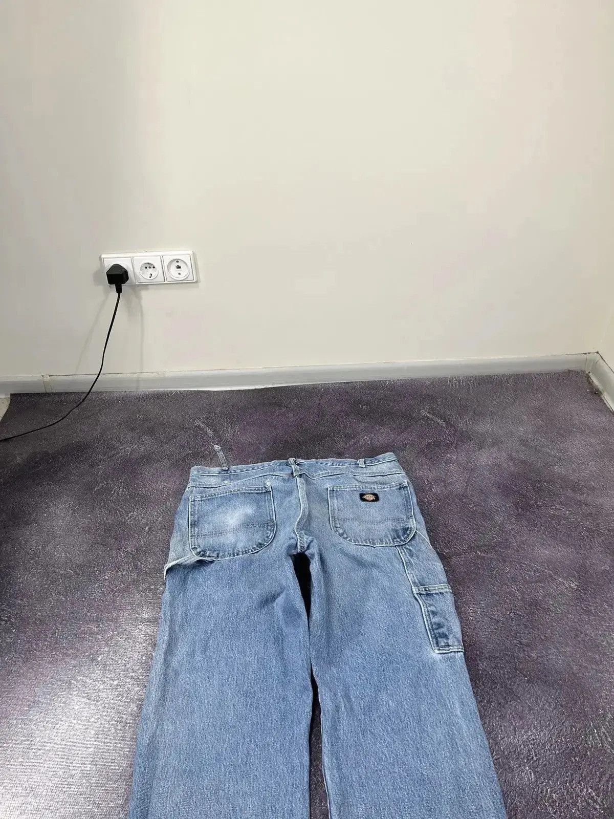 Dickies × Vintage Vintage Dickies Light Blue Faded Denim Work Hype Baggy Jeans Size US 38 / EU 54 - 4 Thumbnail