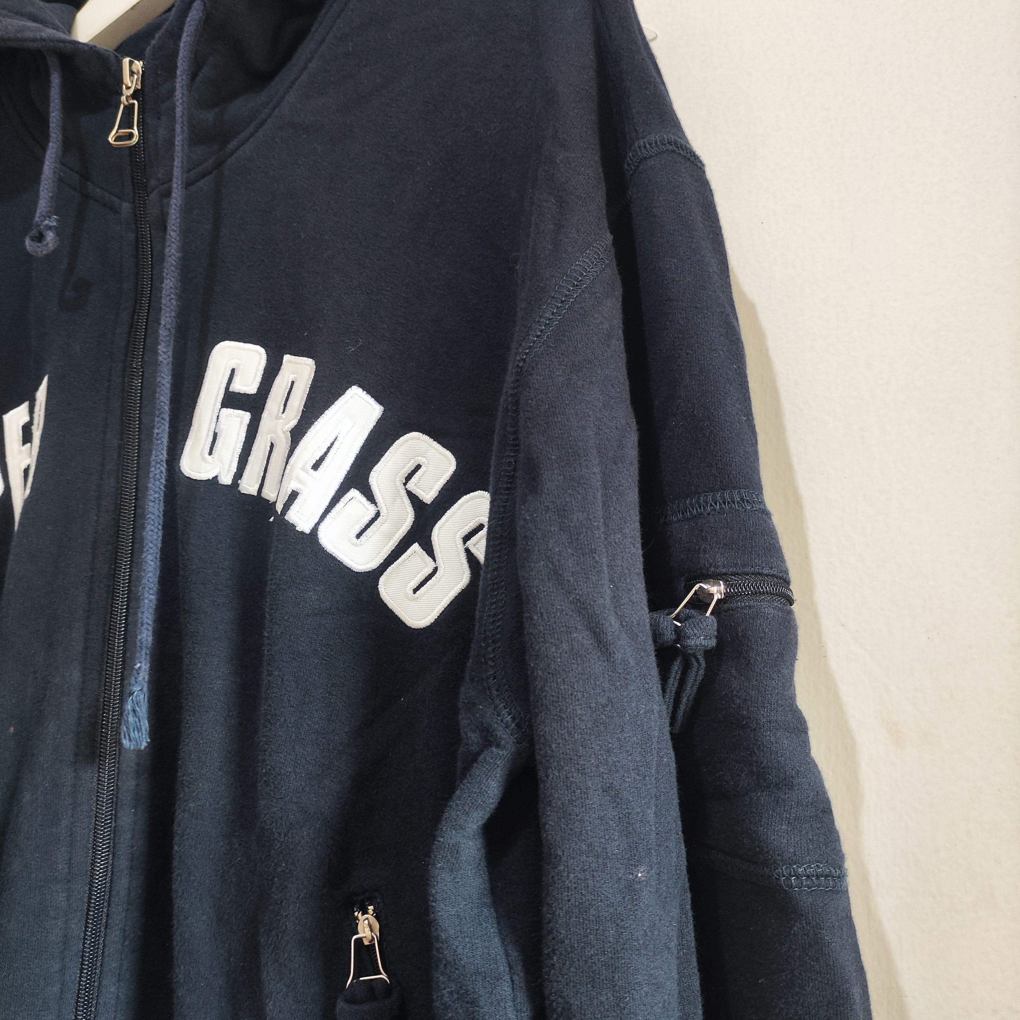 Vintage Hoodie super grass 1990 Size US L / EU 52-54 / 3 - 3 Thumbnail