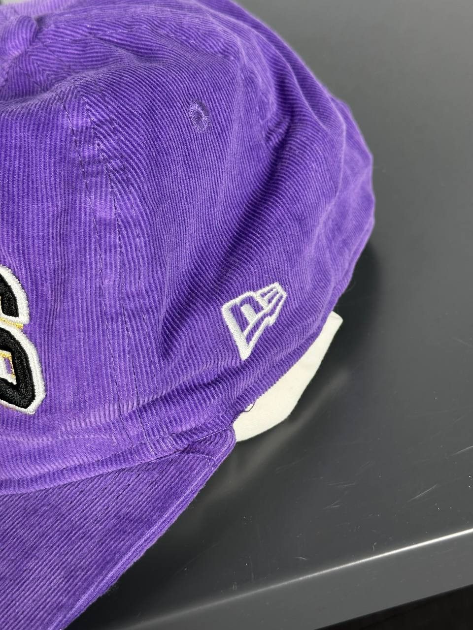 NBA × New Era New Era Purple Lakers Corduroy NBA Hat Size ONE SIZE - 6 Thumbnail