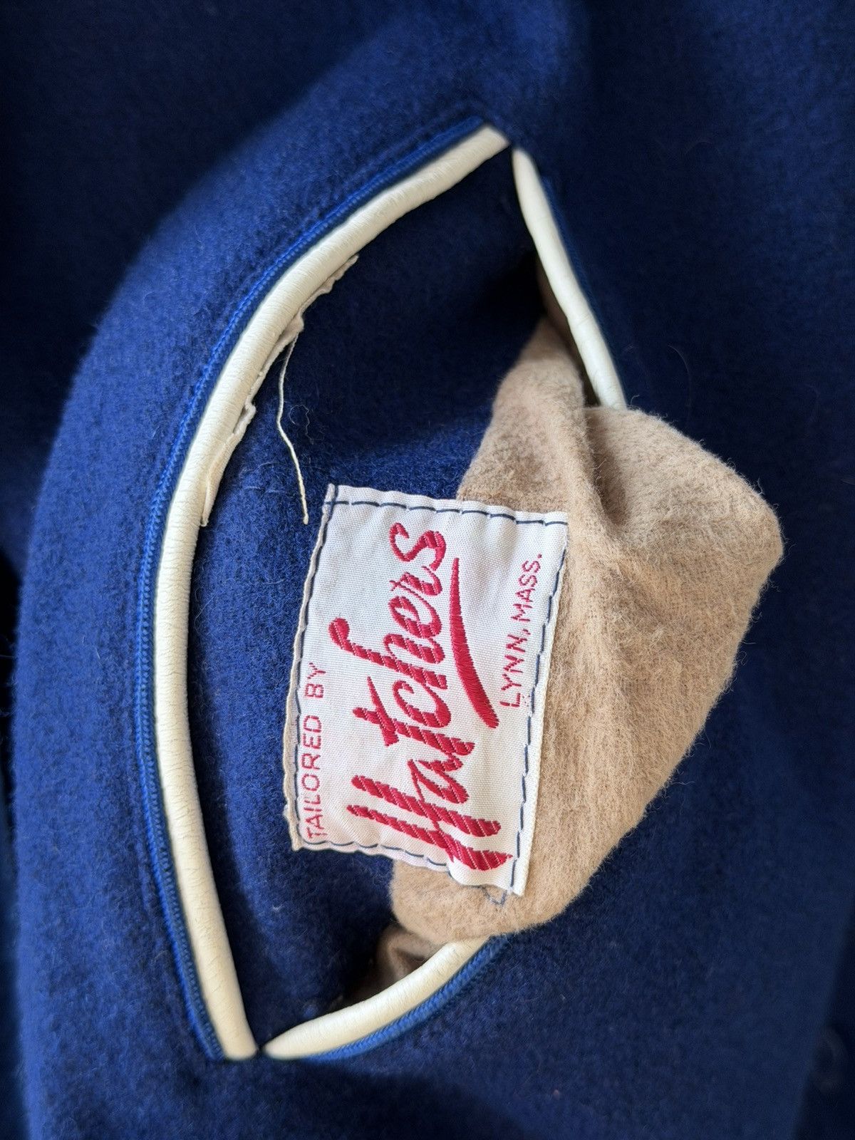 Vintage Vintage 60s Hatchers Varsity College Bomber Jacket Size US L / EU 52-54 / 3 - 10 Thumbnail