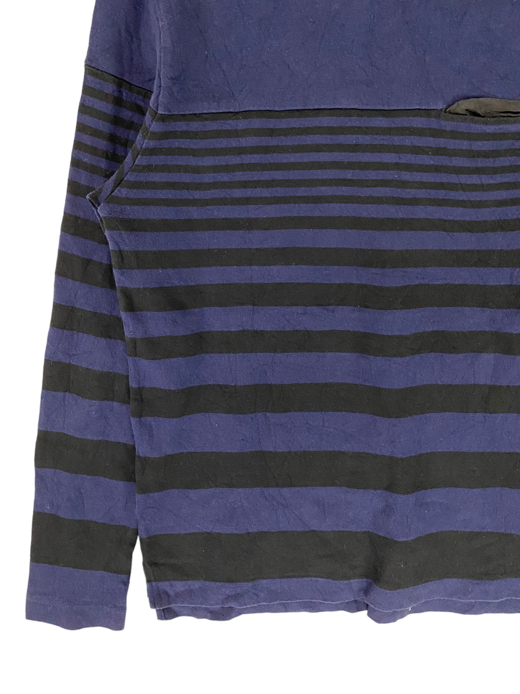 Designer × Japanese Brand × Sacai Sacai stripe pocket natural indigo longsleeve shirt Size US S / EU 44-46 / 1 - 5 Thumbnail