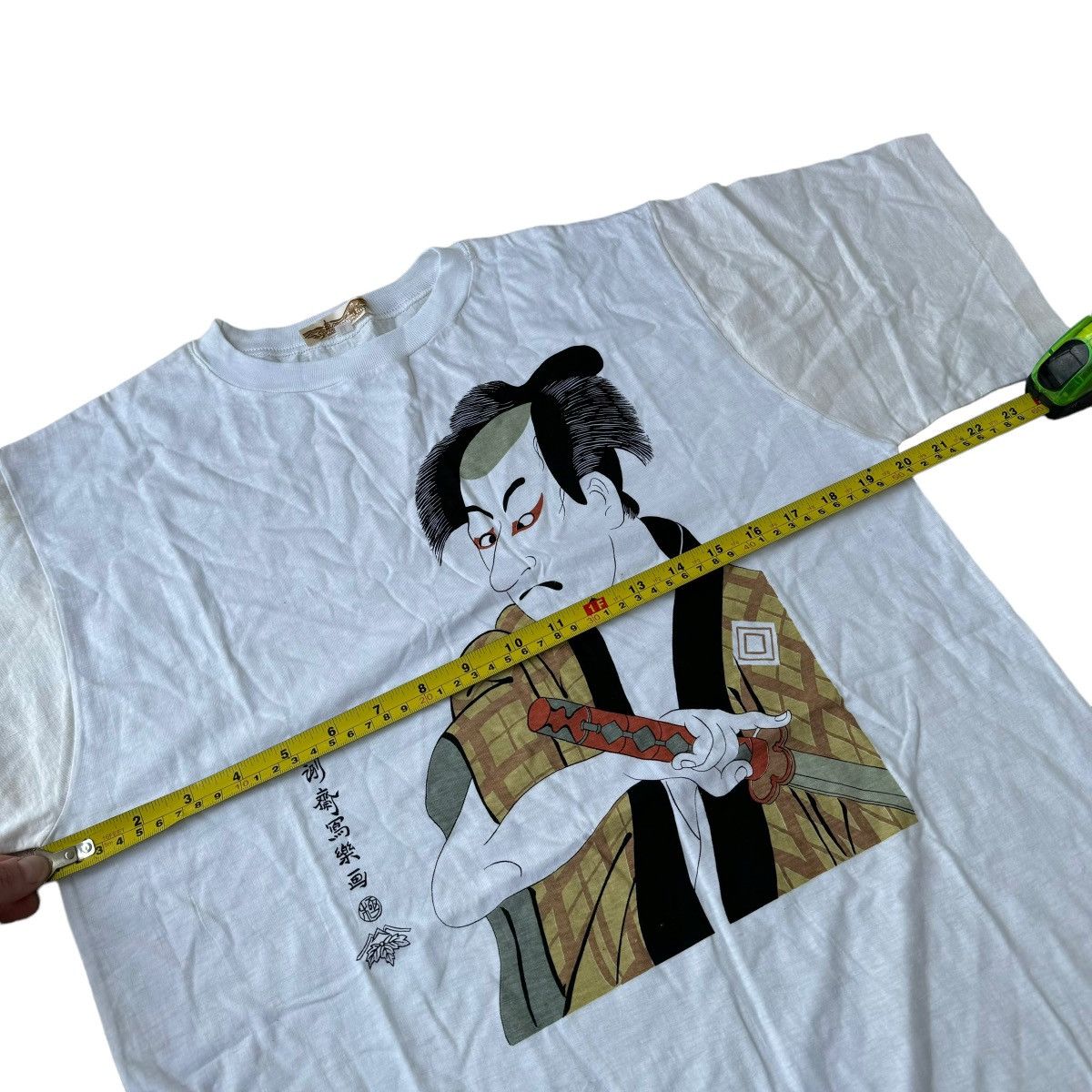 Japanese Brand × Vintage 80s JAPAN MADE! UKIYO JAPANESE ART GRAPHIC TEE SHIRT VINTAGE Size US XL / EU 56 / 4 - 6 Thumbnail