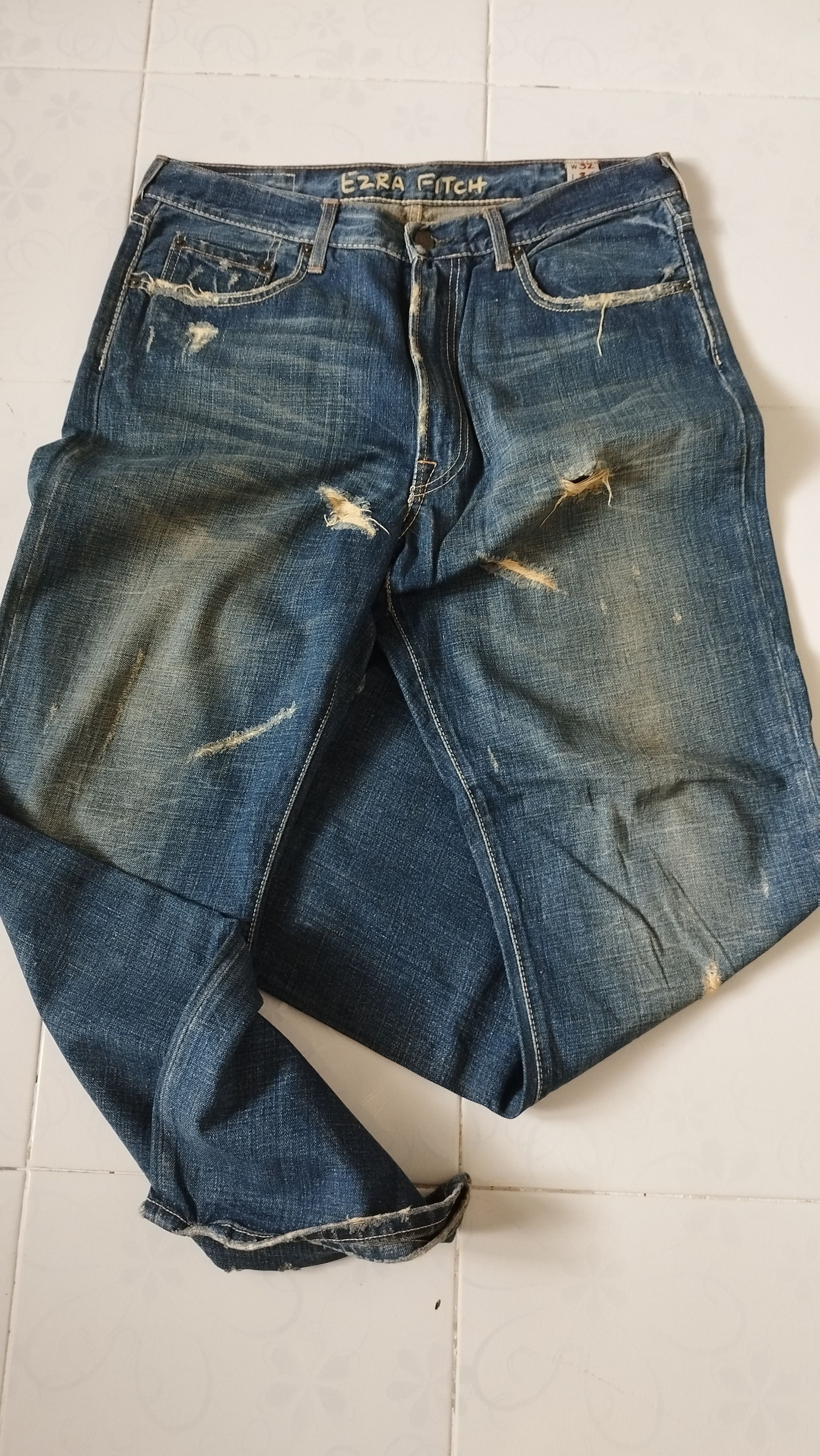 If Six Was Nine 🔥🔥AZRA FITCH distressed flare🔥🔥 Size US 36 / EU 52 - 9 Thumbnail