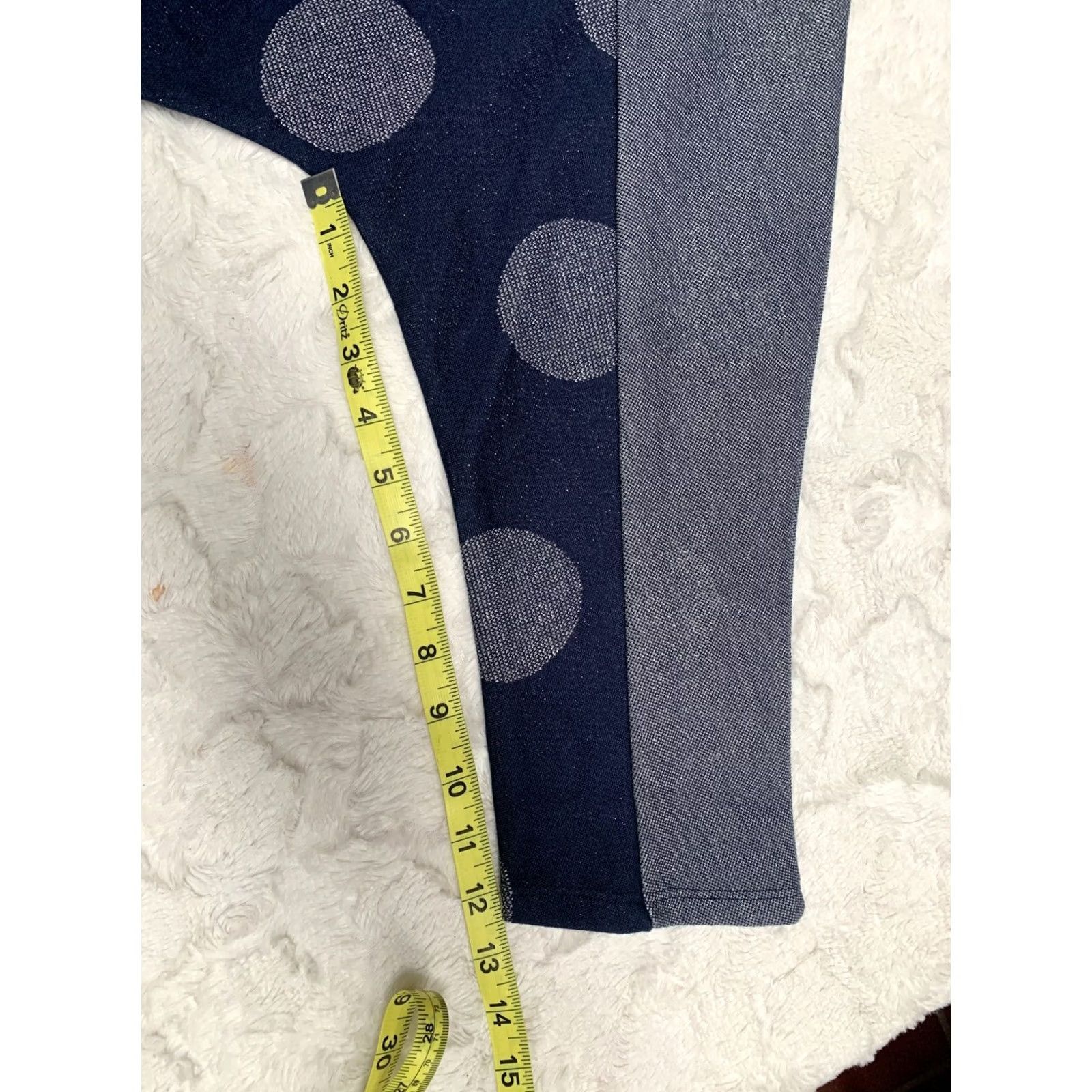 Anthropologie Anthropologie Postmark Women's Large Shirt Blue and Gray Crop Top Blouse Size L / US 10 / IT 46 - 4 Thumbnail