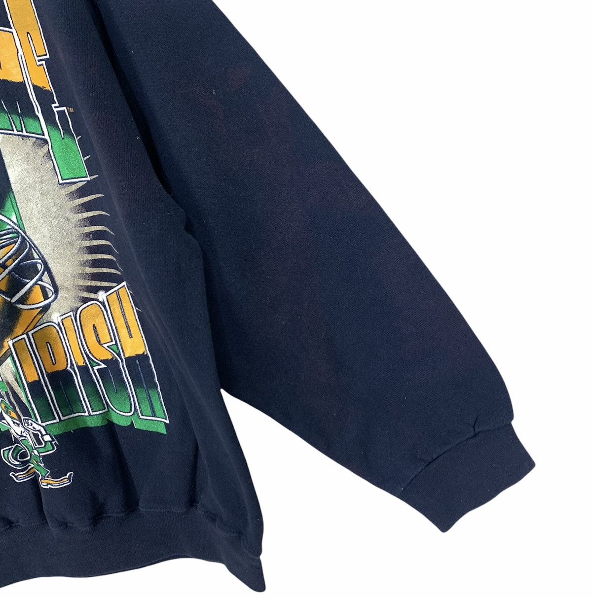 Tultex × Vintage Vintage Distressed 90s Tultex Notre Dame Fighting Irish Size US L / EU 52-54 / 3 - 7 Thumbnail