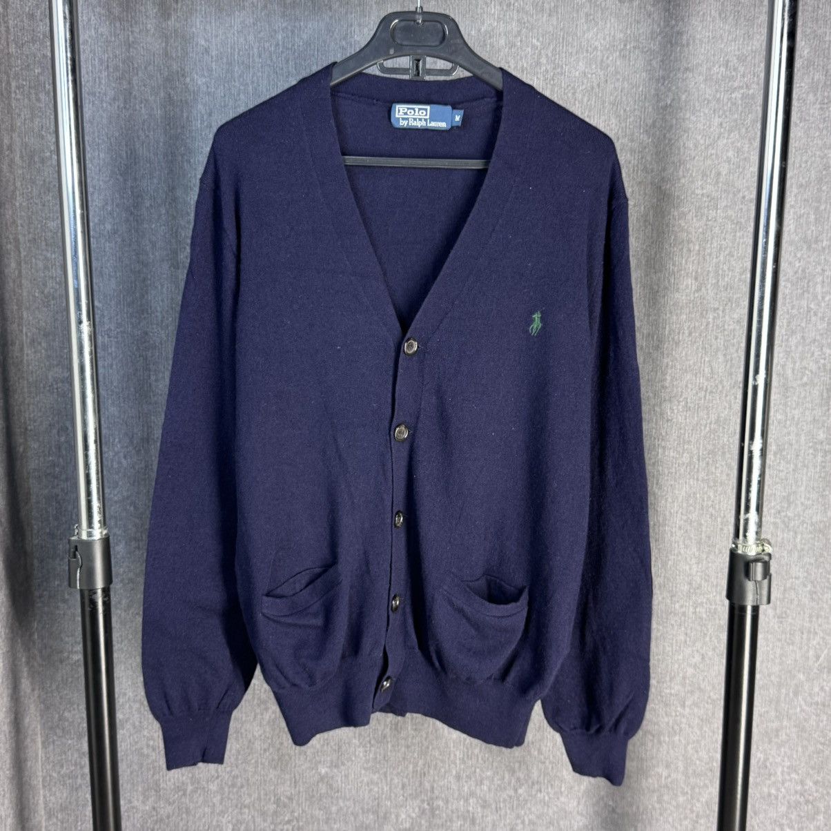 Polo Ralph Lauren Polo Ralph Lauren Knit Cardigan merino wool leather elbow Size US M / EU 48-50 / 2 - 1 Thumbnail