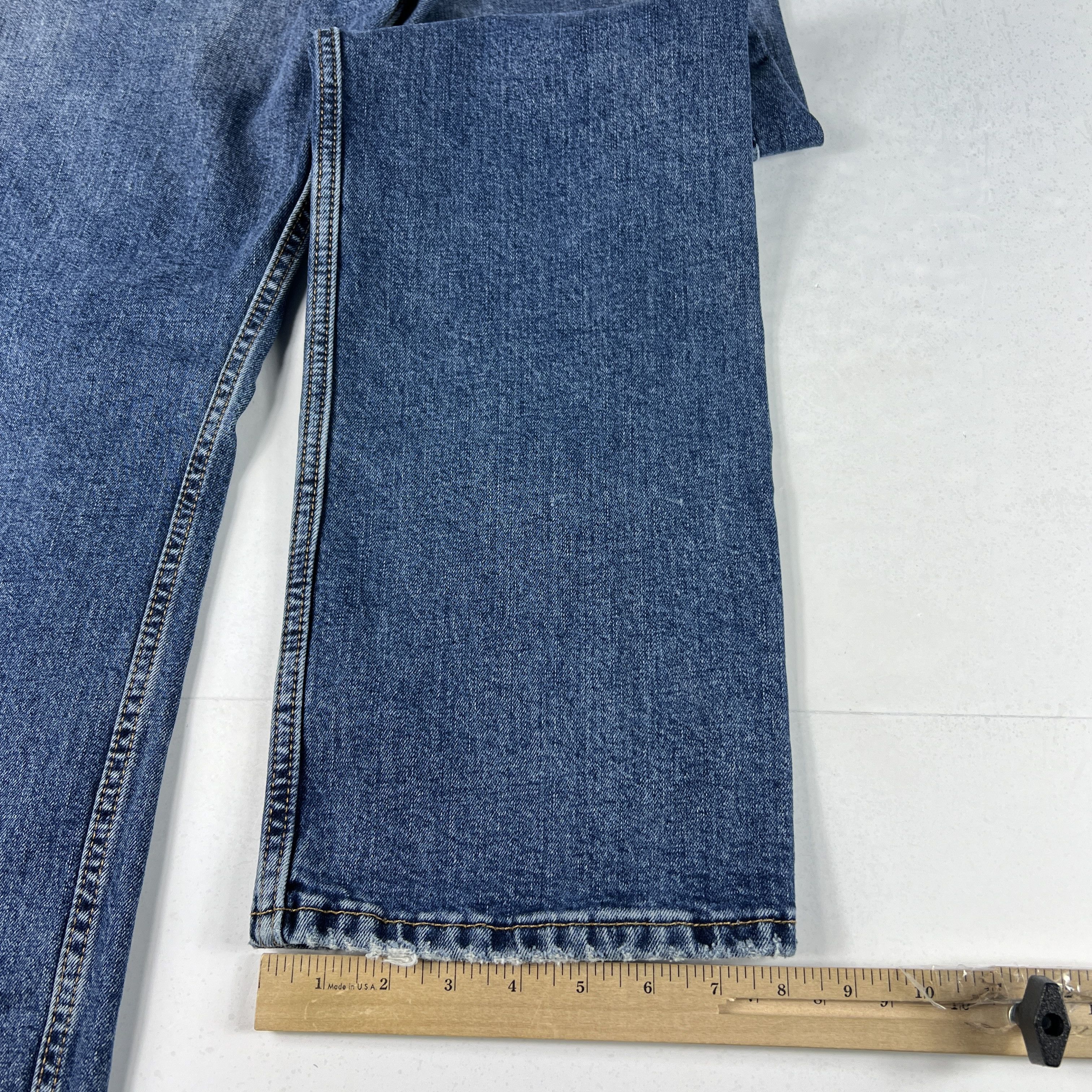 Levi's Levi's Jeans 505 Straight Leg Blue Faded Stretch Denim Size US 32 / EU 48 - 18 Thumbnail