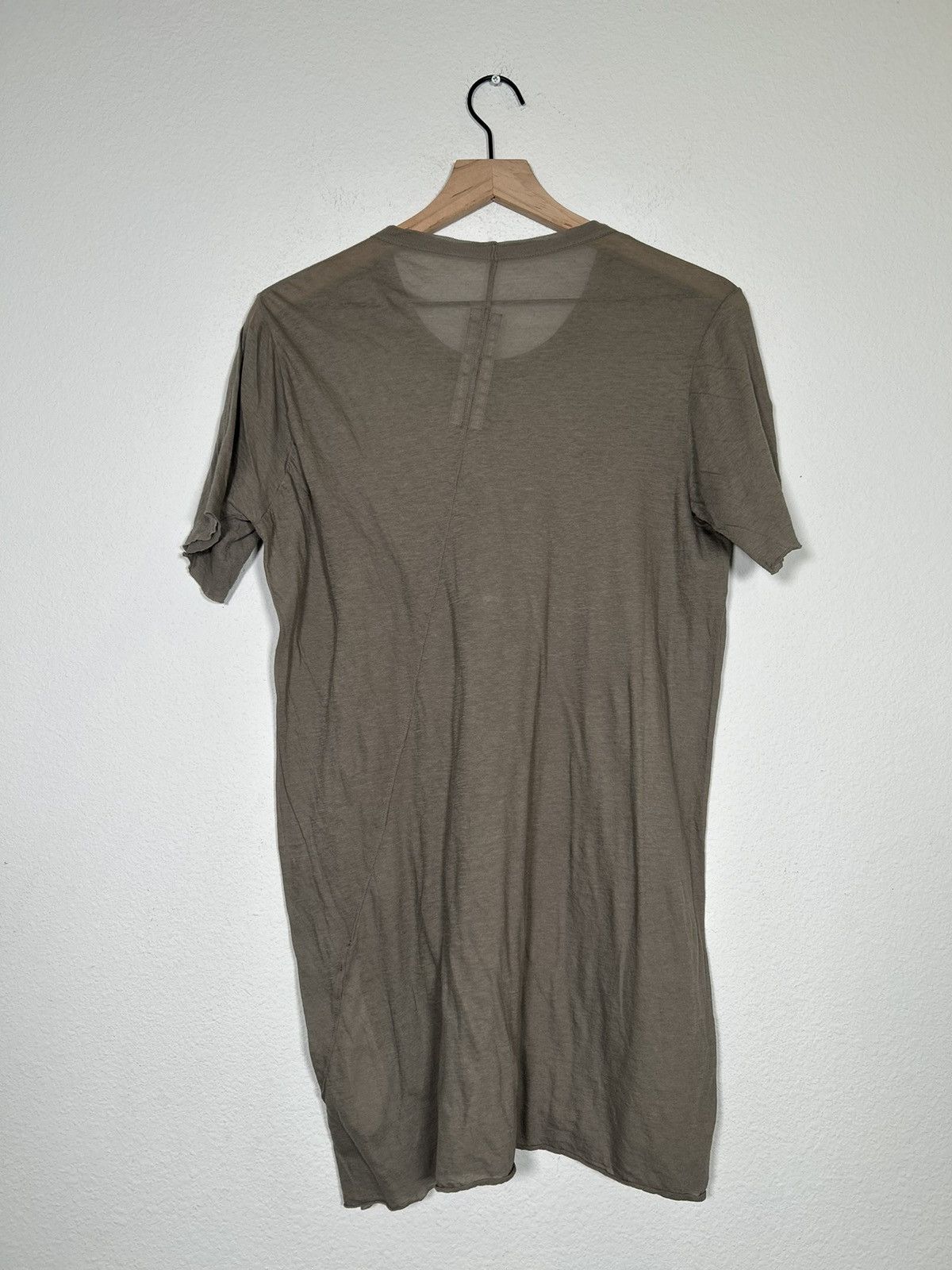 Rick Owens Phlegethon SS21 Bias Cut Jersey Shirt Size US M / EU 48-50 / 2 - 3 Thumbnail