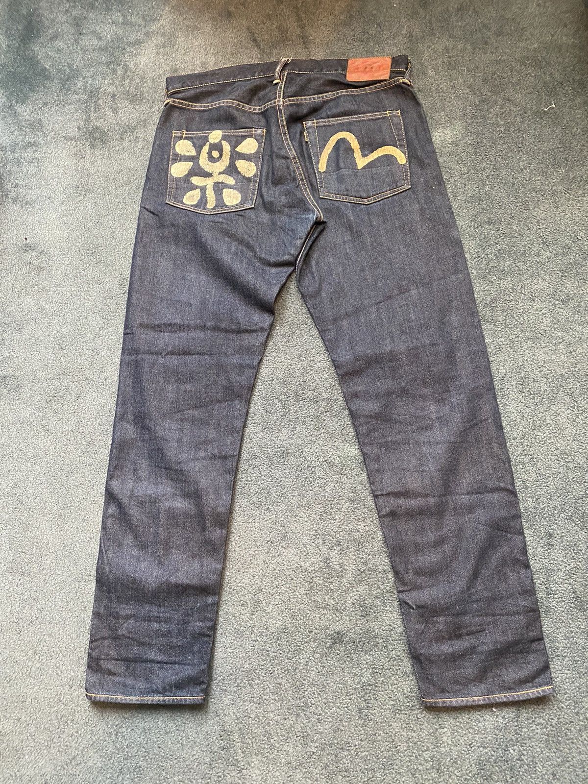 Evisu × Streetwear × Vintage VINTAGE EVISU LOT 2000T SELVEDGE 